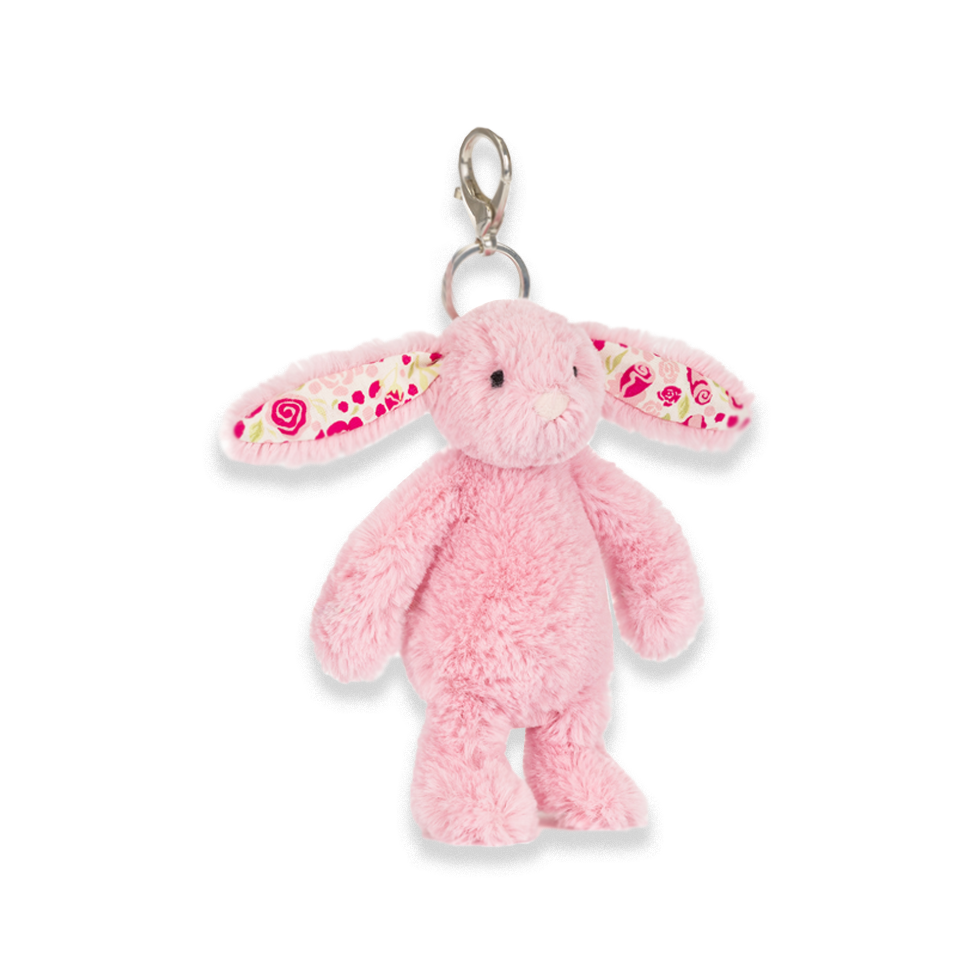 Blushkin Blossom Bunny Bag Charm | JELLYCAT