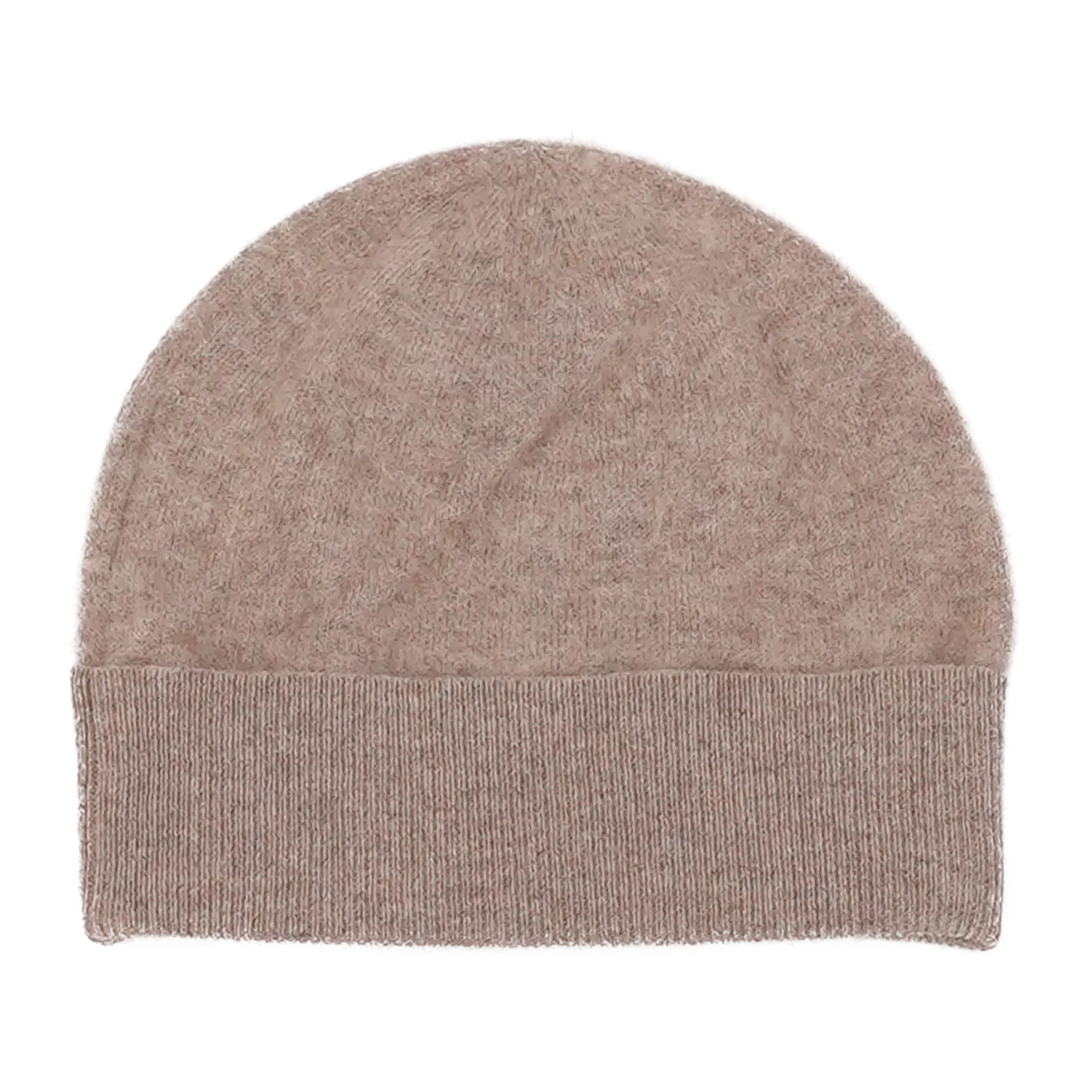 Mütze aus Brushed Cashmere | CAPPUCCINO MEL.