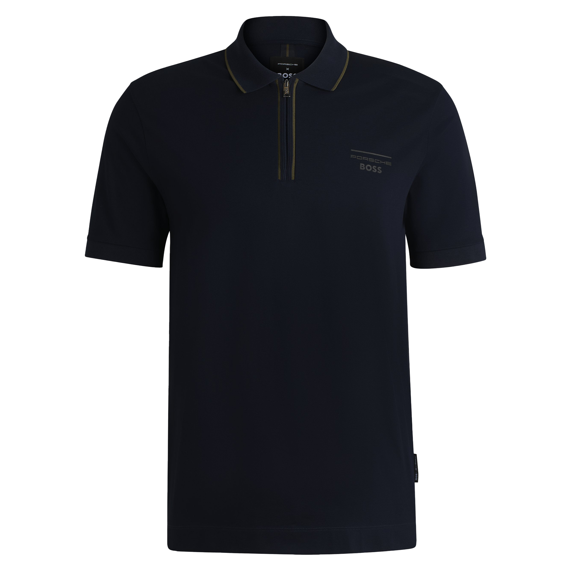 Porsche x BOSS Poloshirt aus Stretch-Baumwolle | DARK BLUE