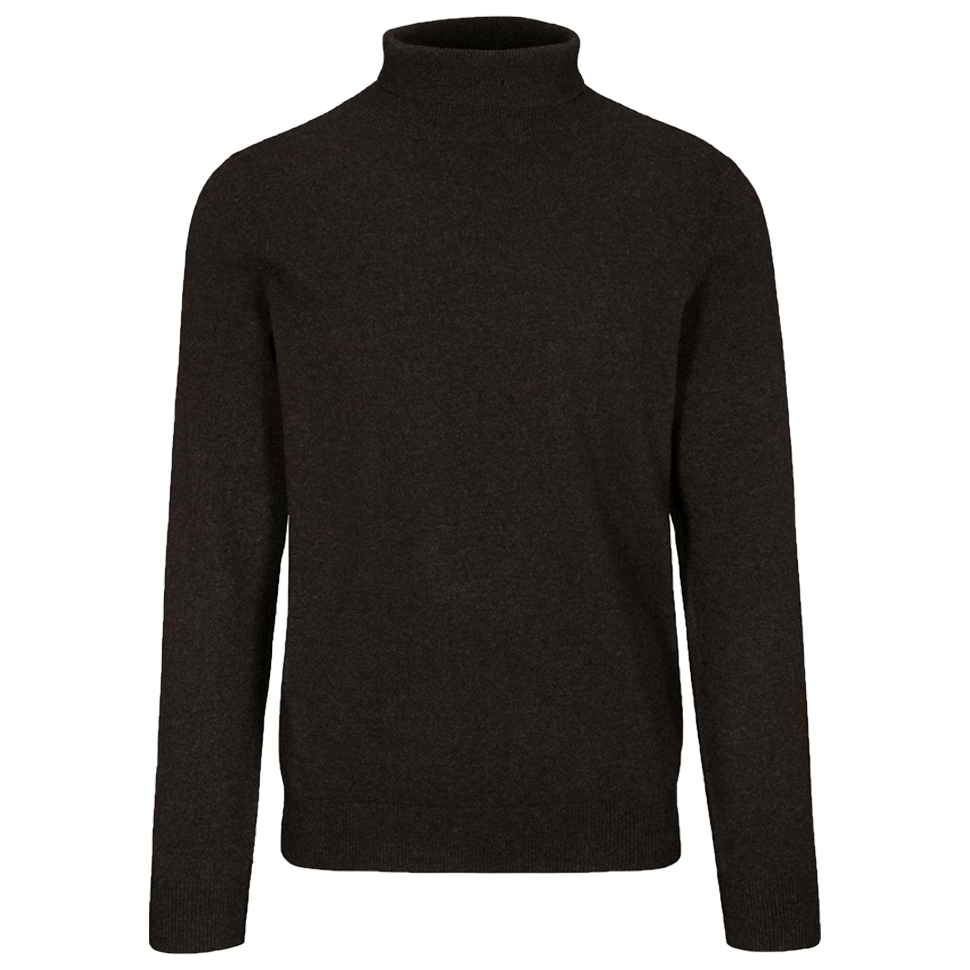 Cashmere Rollkragen-Pullover | CHOCOLATE MELANGE