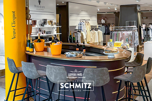 Champagner Bar in der Adventszeit