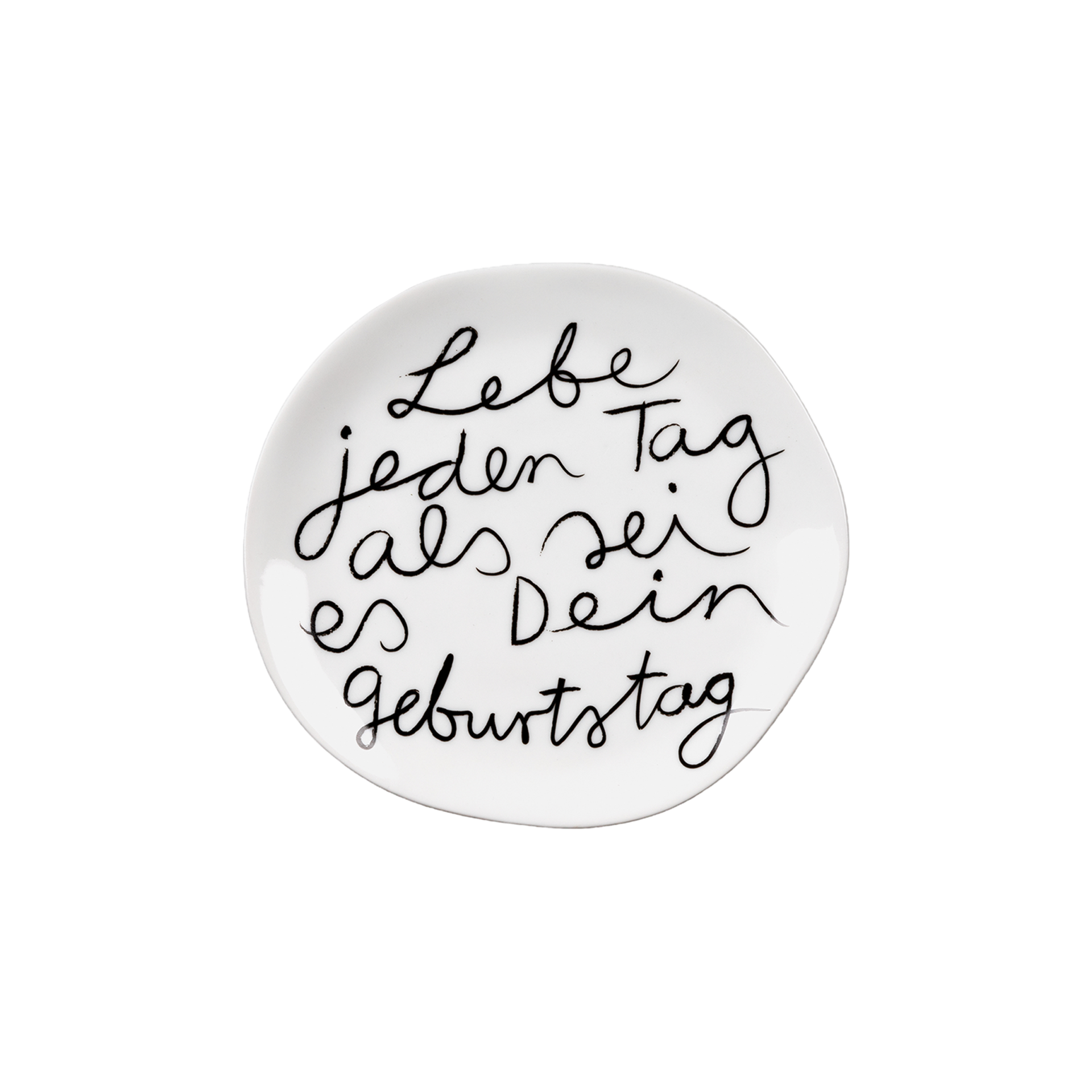 Mix & Match Teller „Lebe jeden Tag“ klein | Ø 14 cm