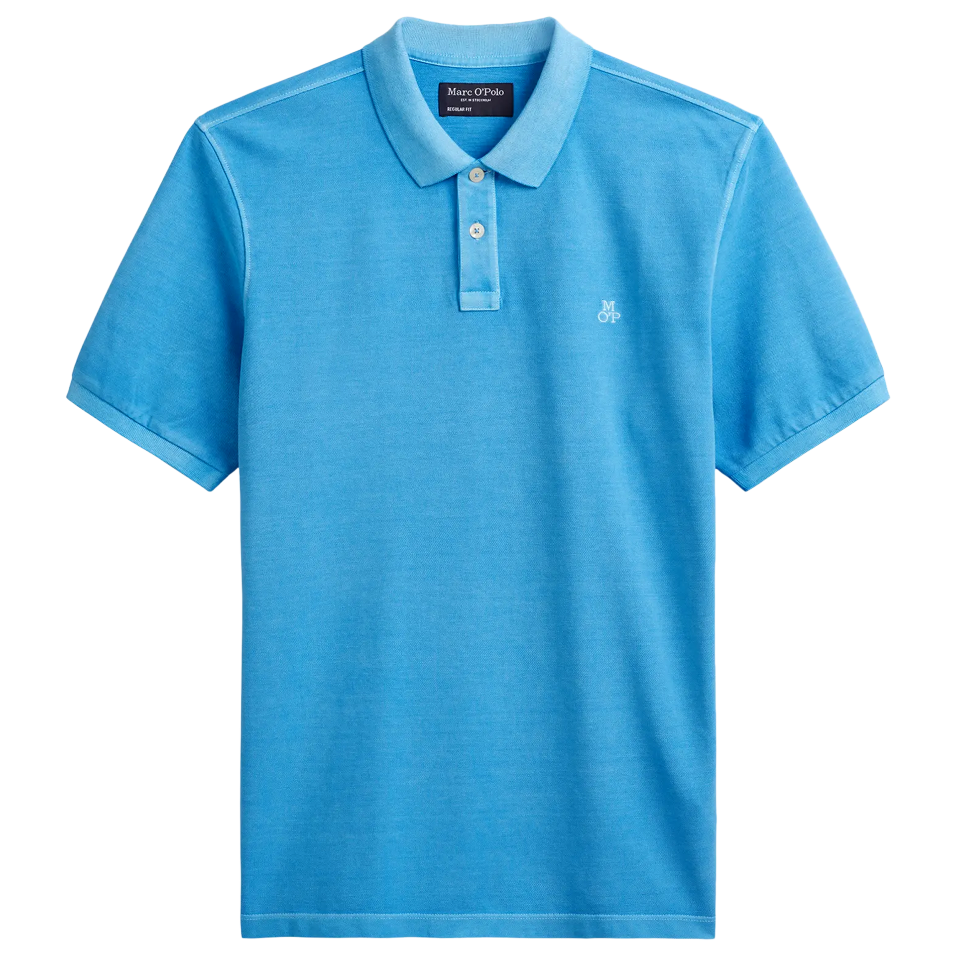 Kurzarm-Poloshirt Piqué | AZURE BLUE