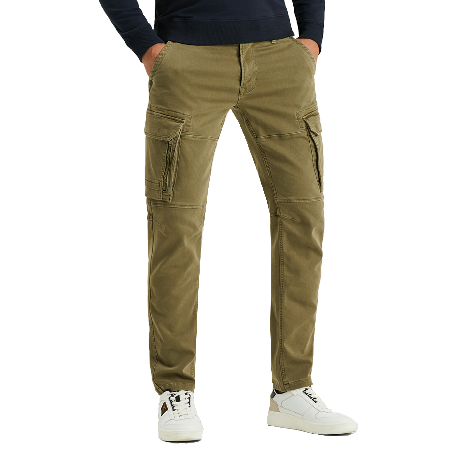 Cargohose aus Sweatstoff EXPEDIZOR | GRÜN