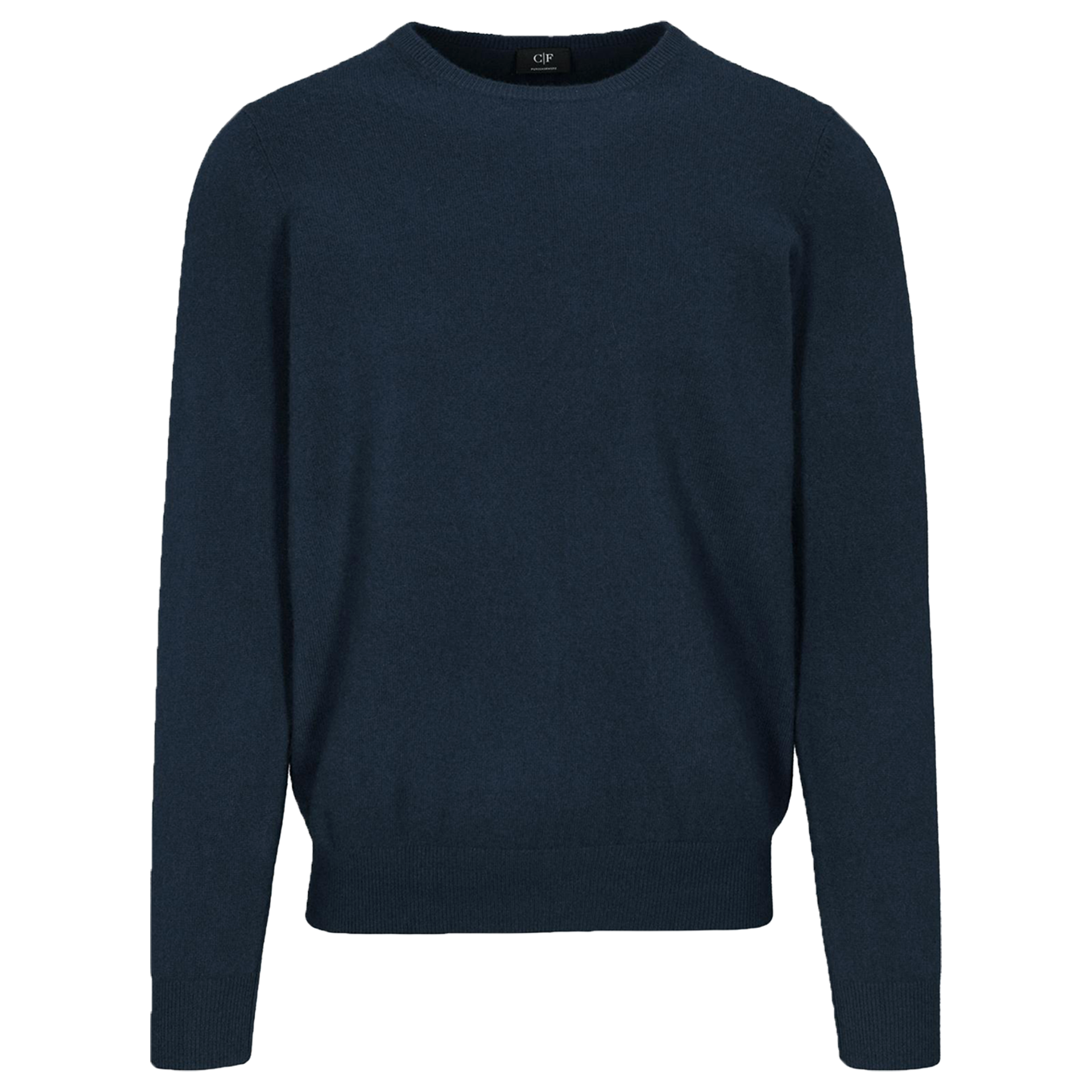 Cashmere Rundhals-Pullover Basic | DARK NAVY
