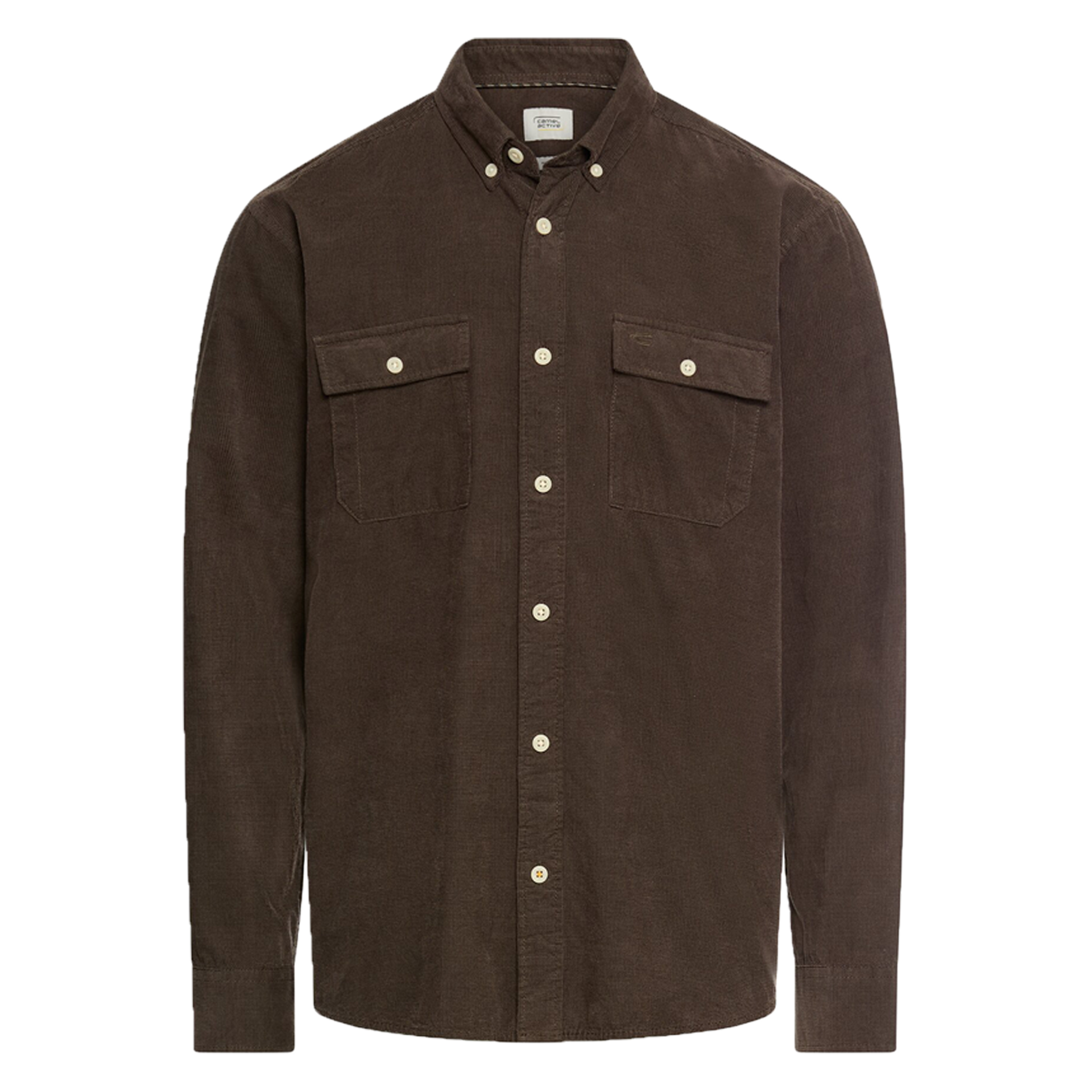 Hemd aus reiner Baumwolle | Dark Brown