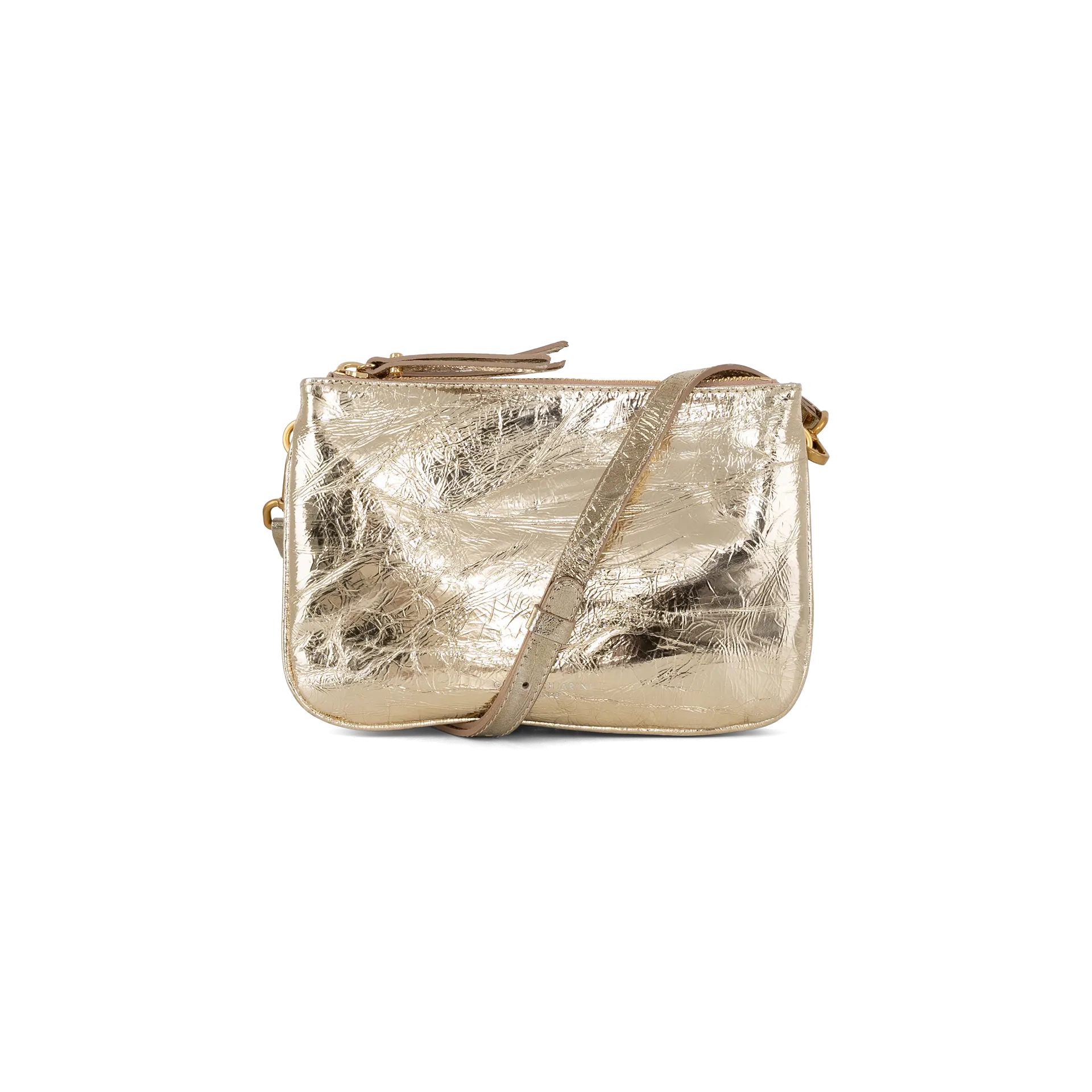 Goldene Crossbody-Bag | FRIDA