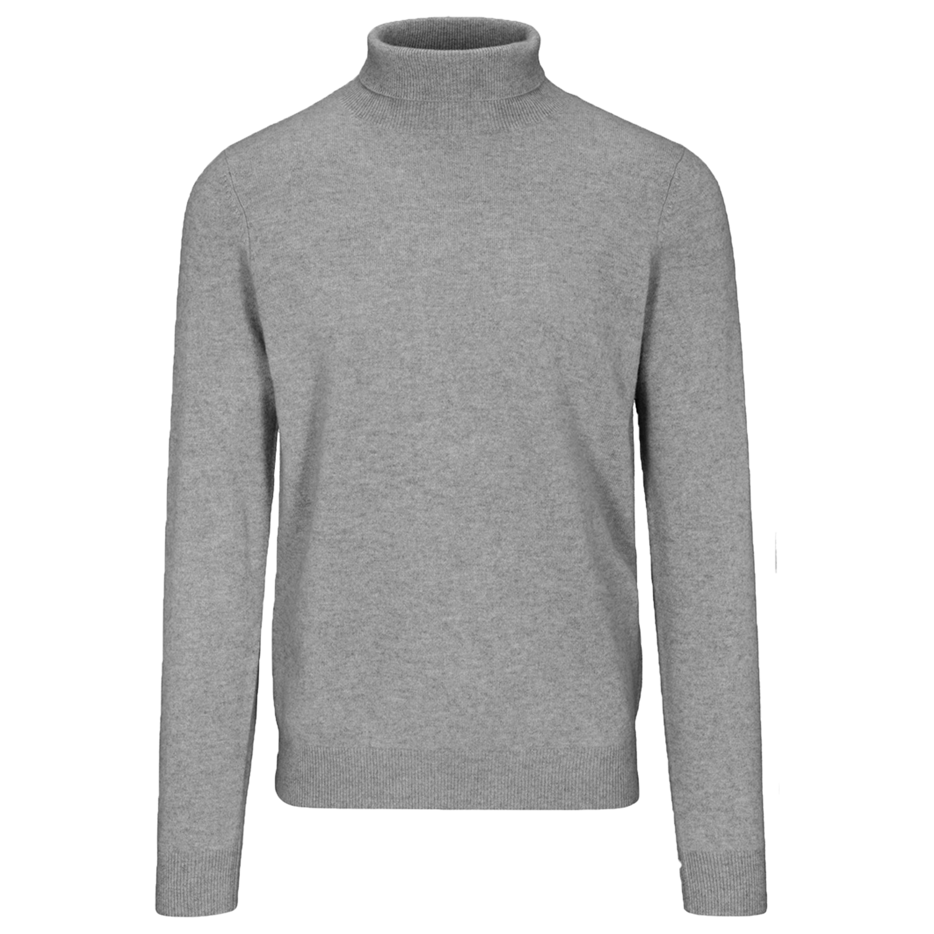 Cashmere Rollkragen-Pullover | TECH GREY MELANGE