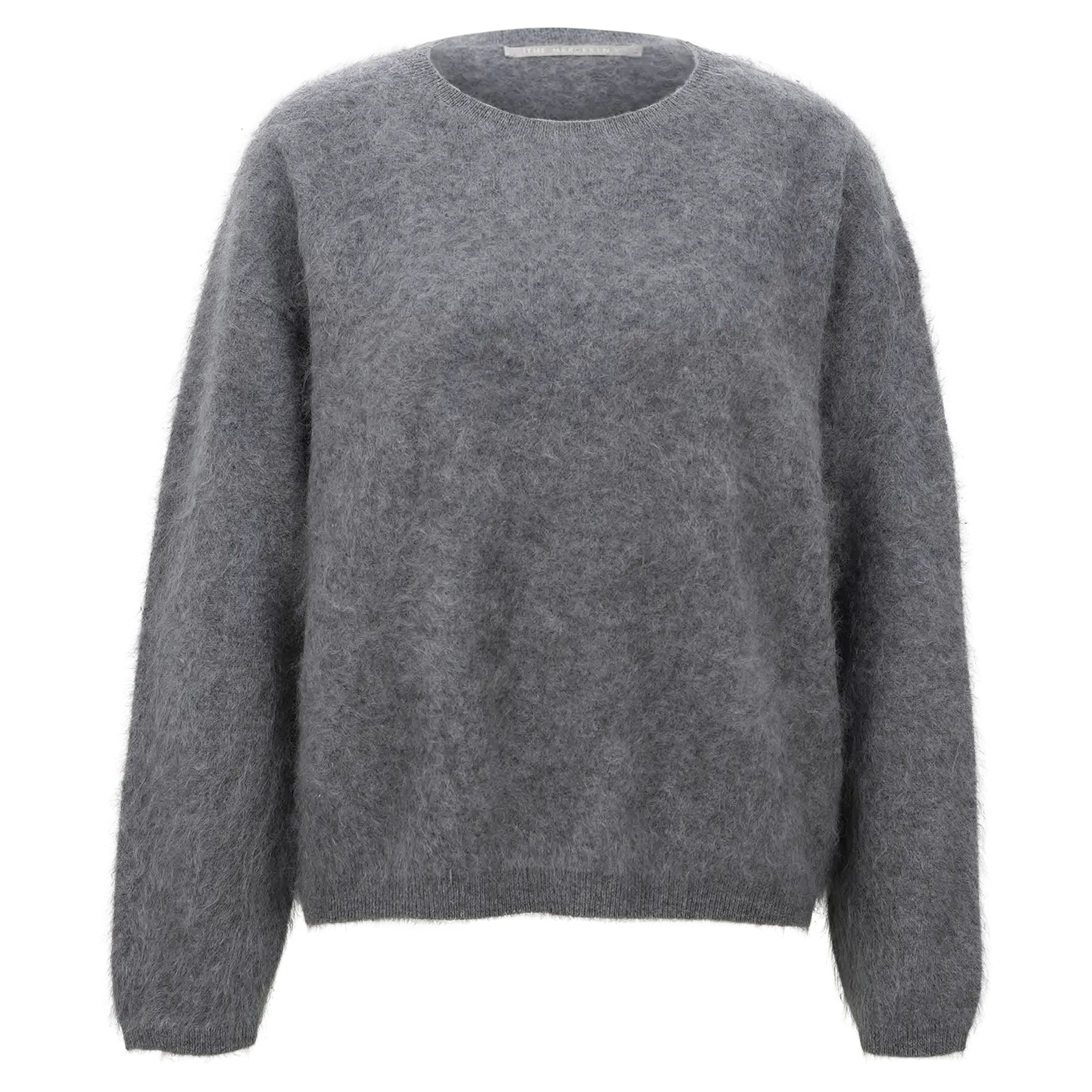 Rundhals-Pullover aus Brushed Cashmere | FLANELL MEL.