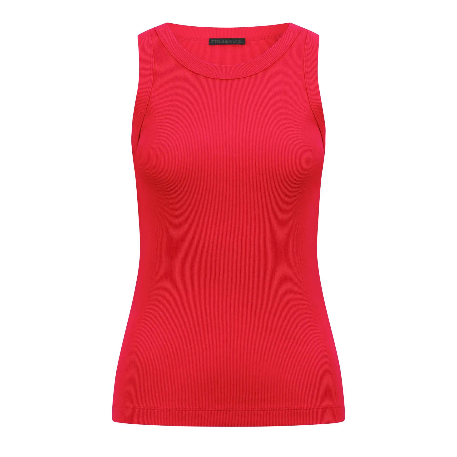 Tanktop aus Viskose Rippenjersey | OLINA