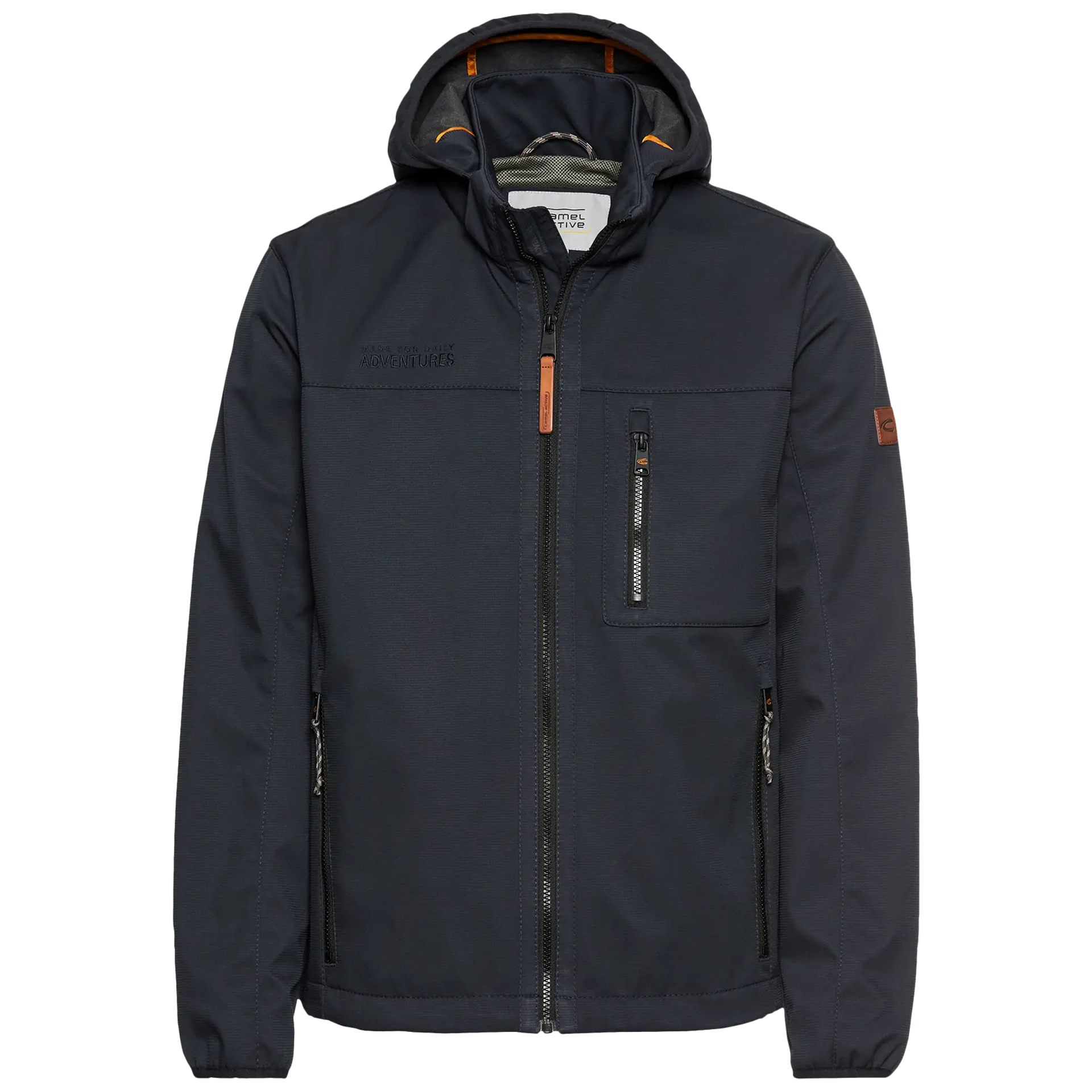 Softshelljacke mit abnehmbarer Kapuze | DARK NAVY