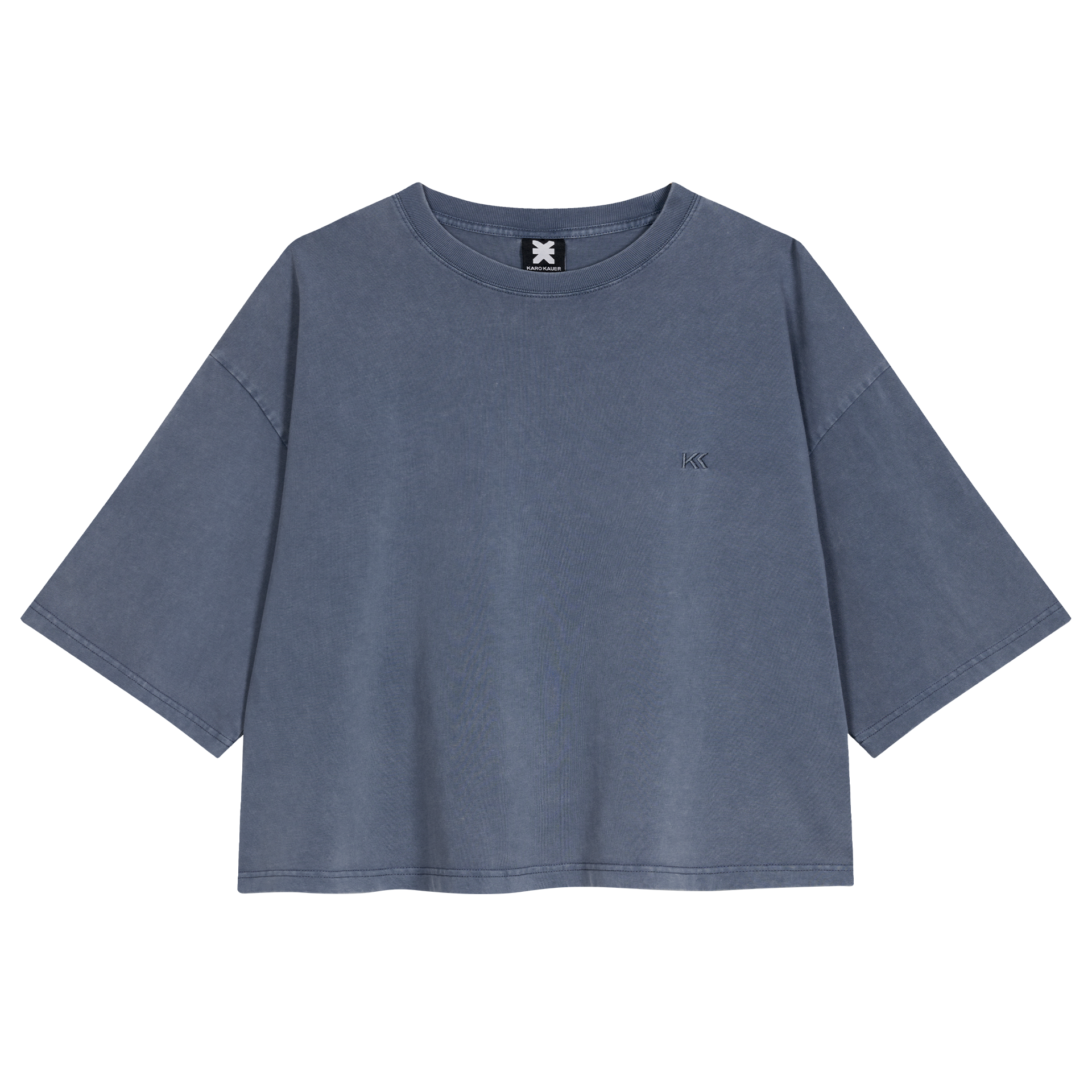 T-Shirt Cropped Navy Blue