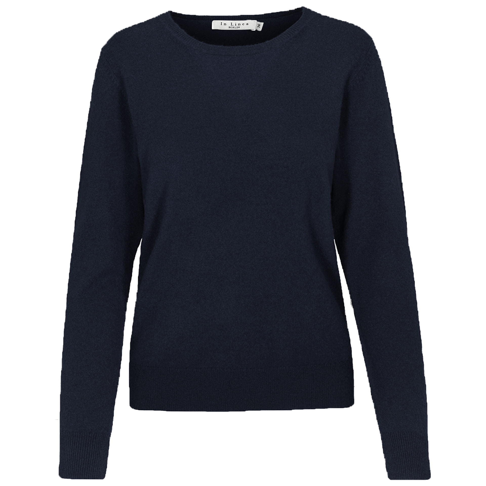 Cashmere Rundhals-Pullover | NAVY