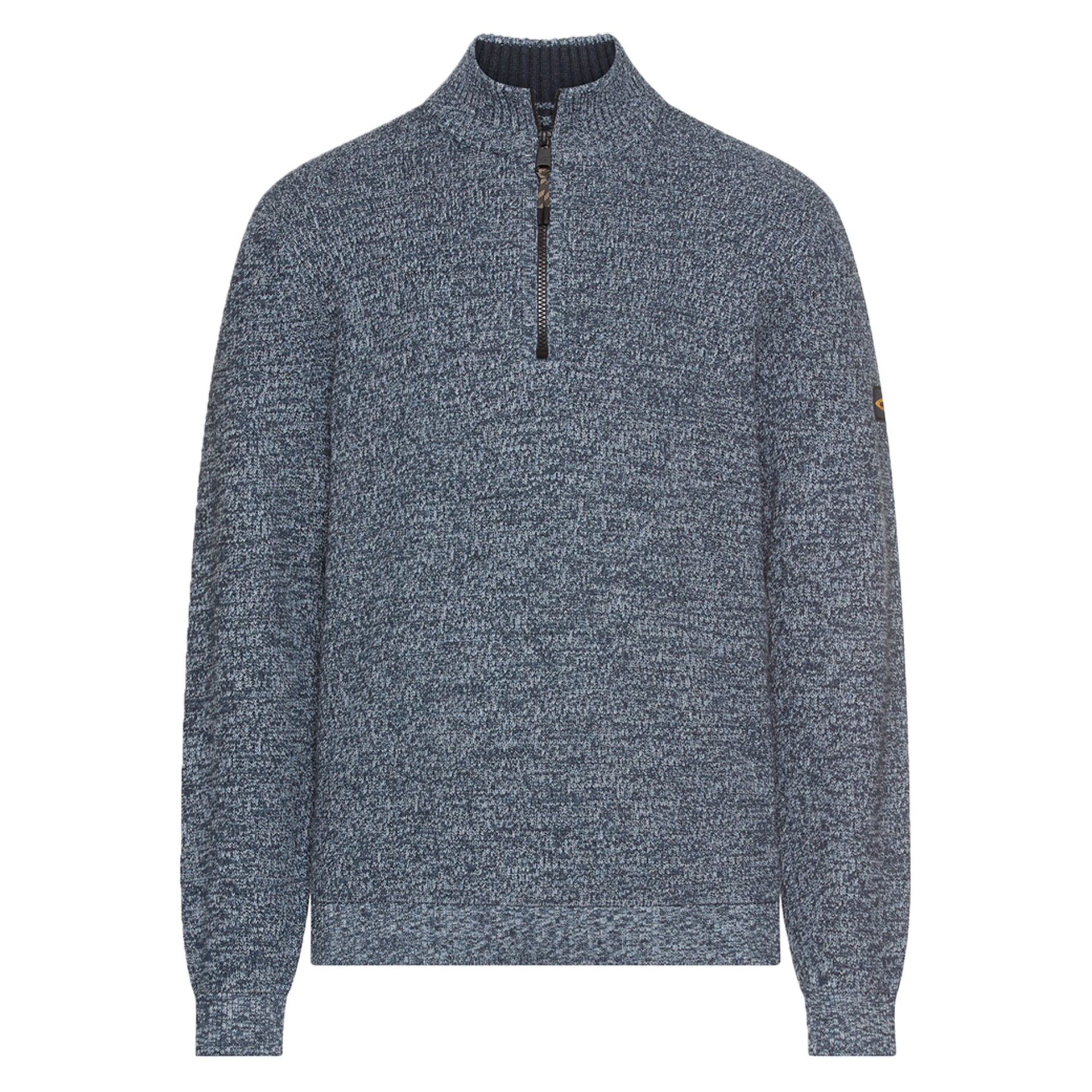 Strick-Troyer mit melierter Struktur | Tinted Blue