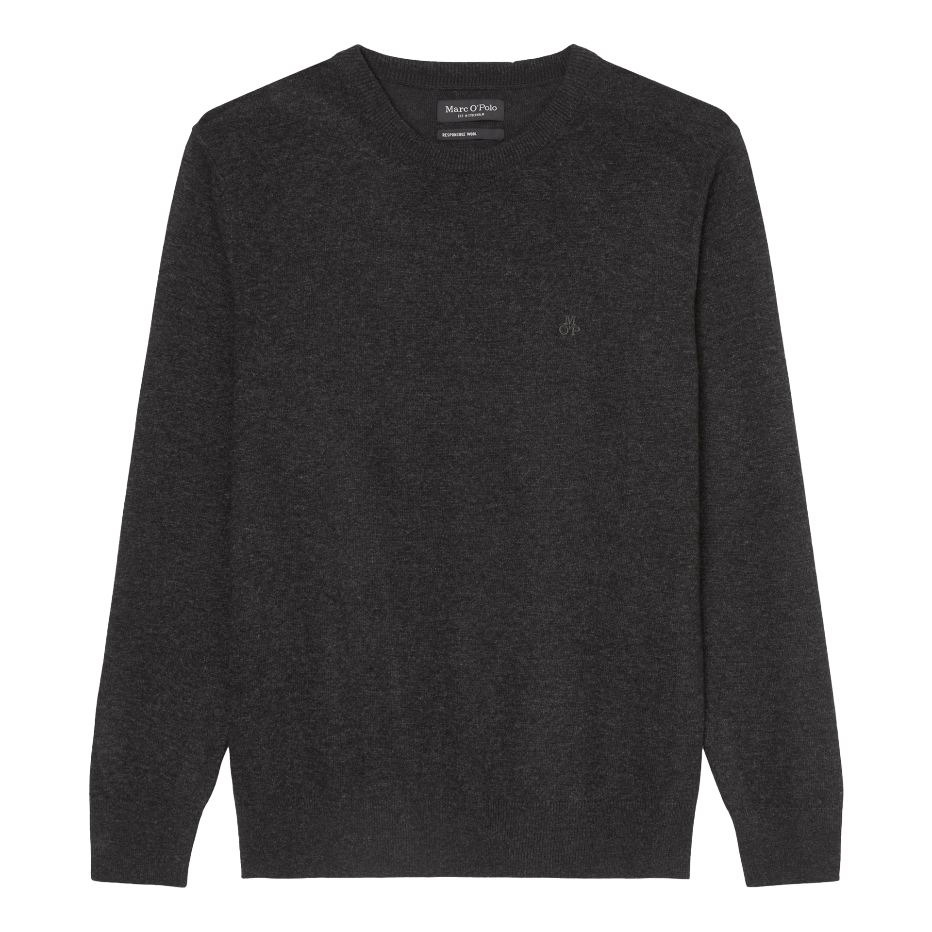 Crewneck Pullover | DARK GREY MELANGE