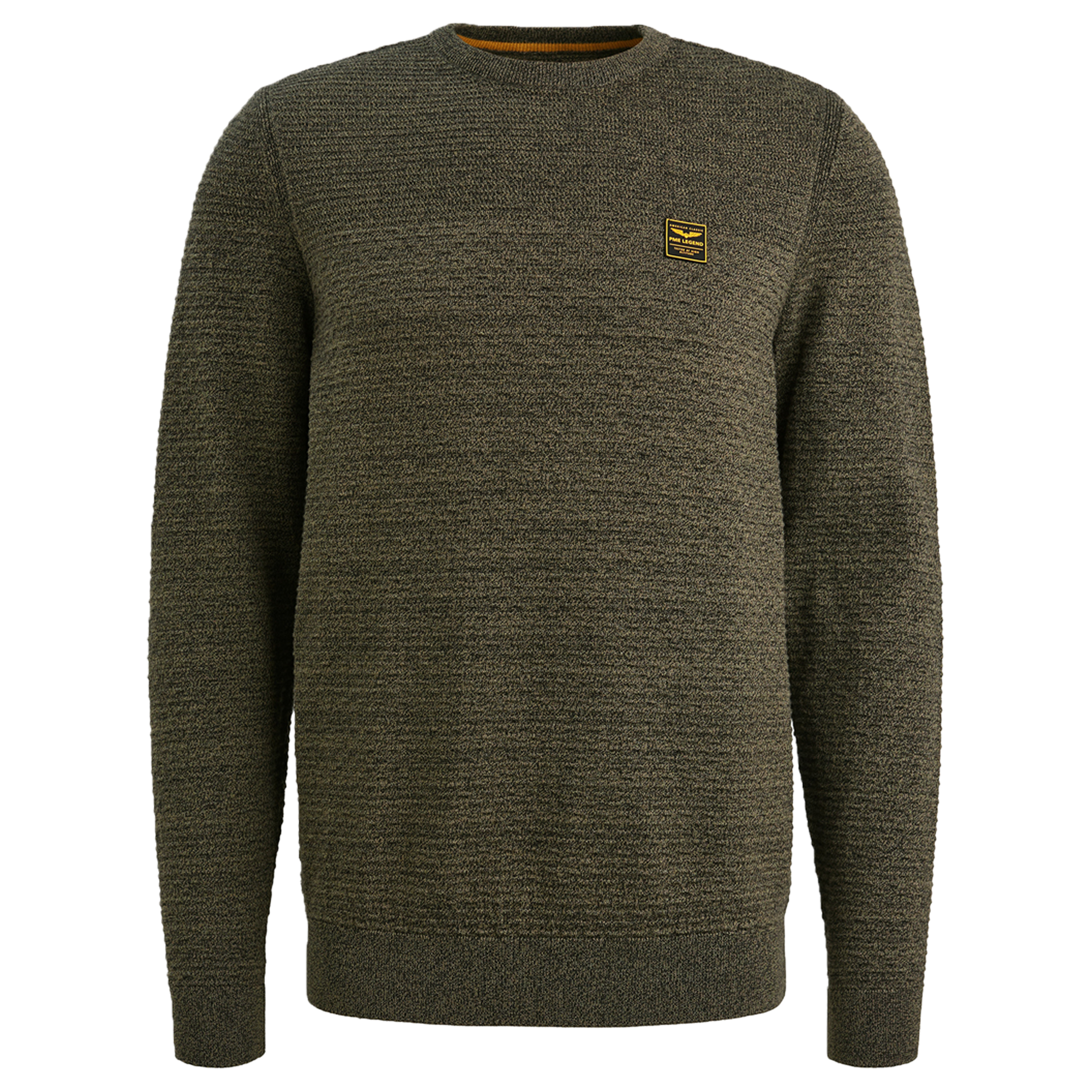 Pullover aus Baumwoll-Mouliné | Dusky Green
