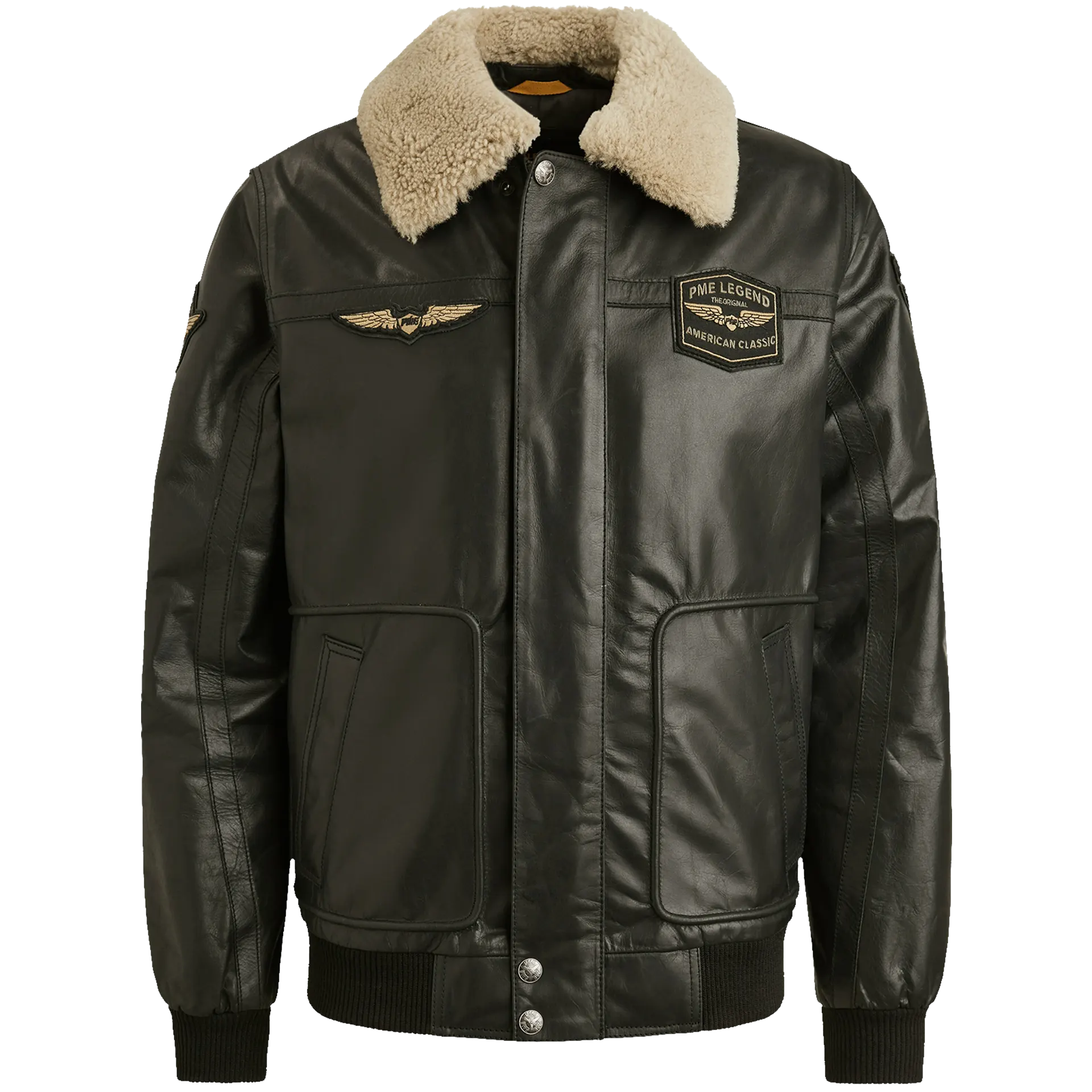 Lederjacke HUDSON | SCHWARZ Lederjacke HUDSON | SCHWARZ