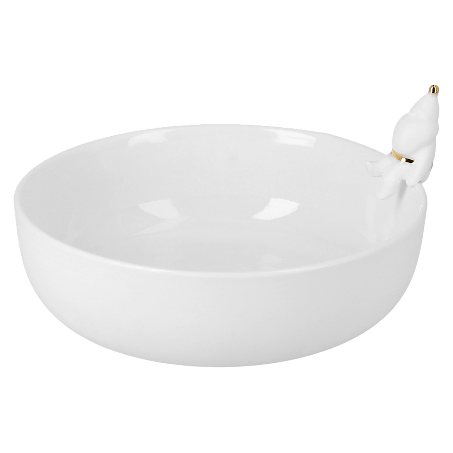 Schale Santas Tagträume aus Porzellan | Weiß