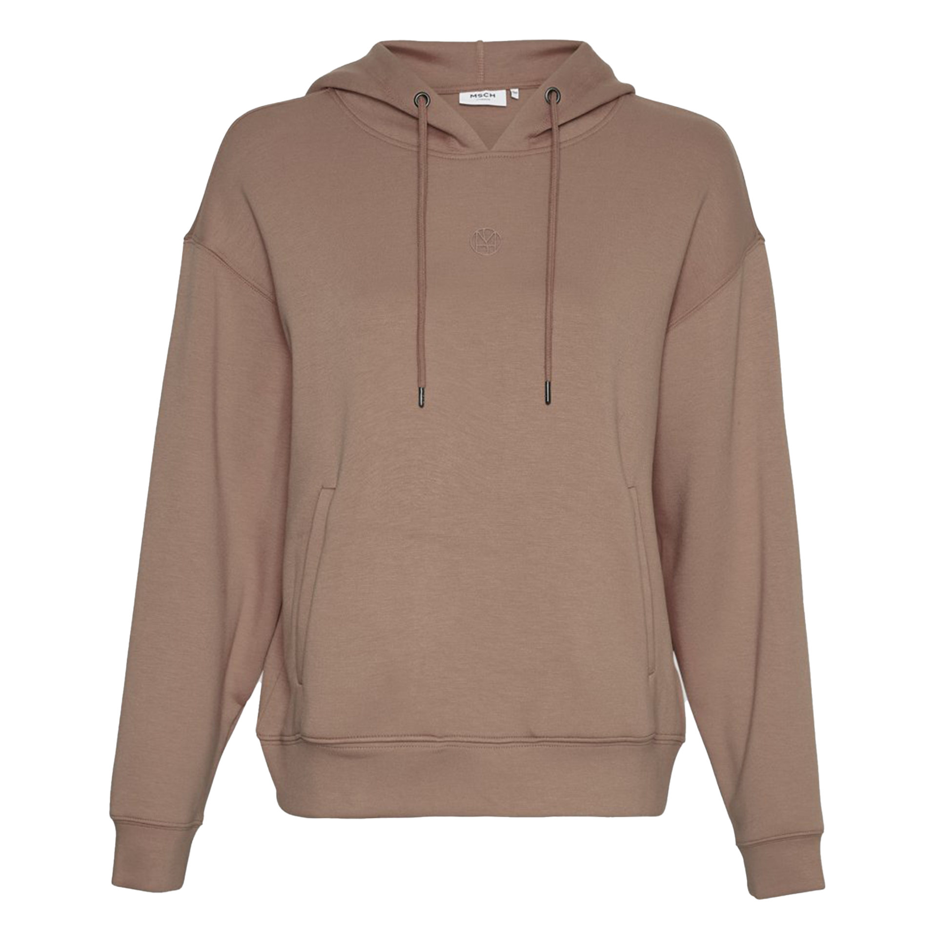 MSCHIma Q Icon Hood Sweatshirt | WALNUT