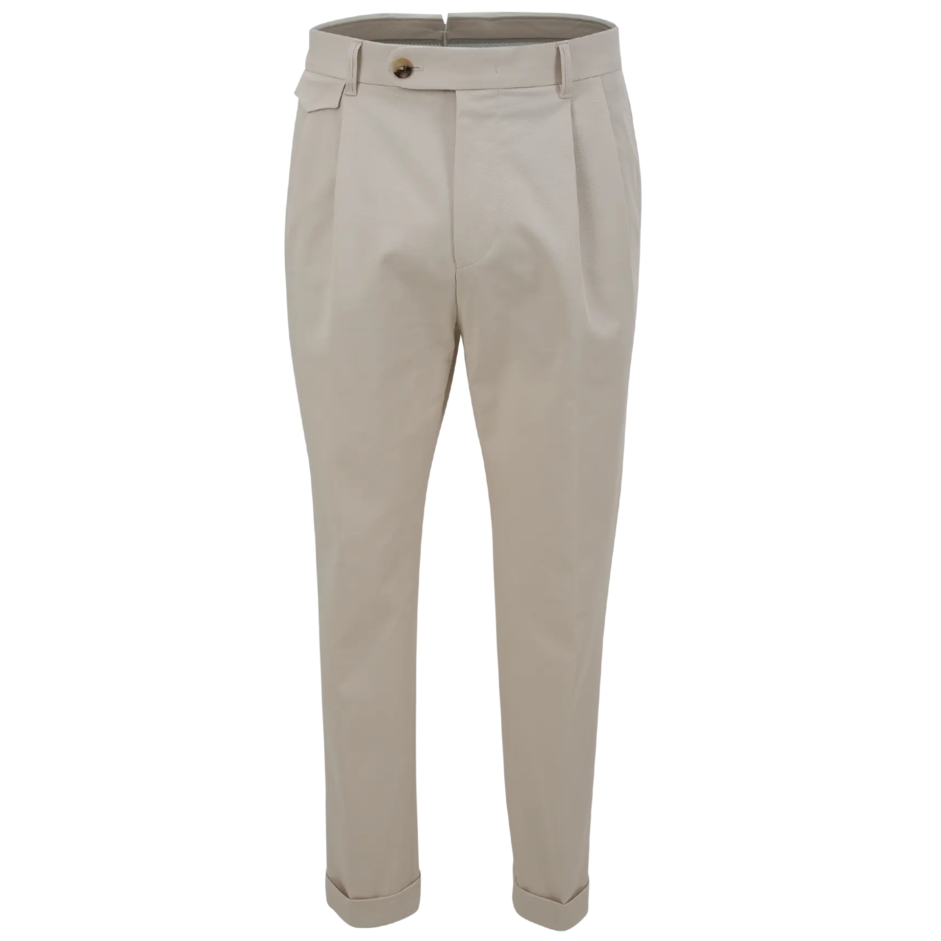 Baumwollmix-Hose Sapo | BEIGE-BRAUN