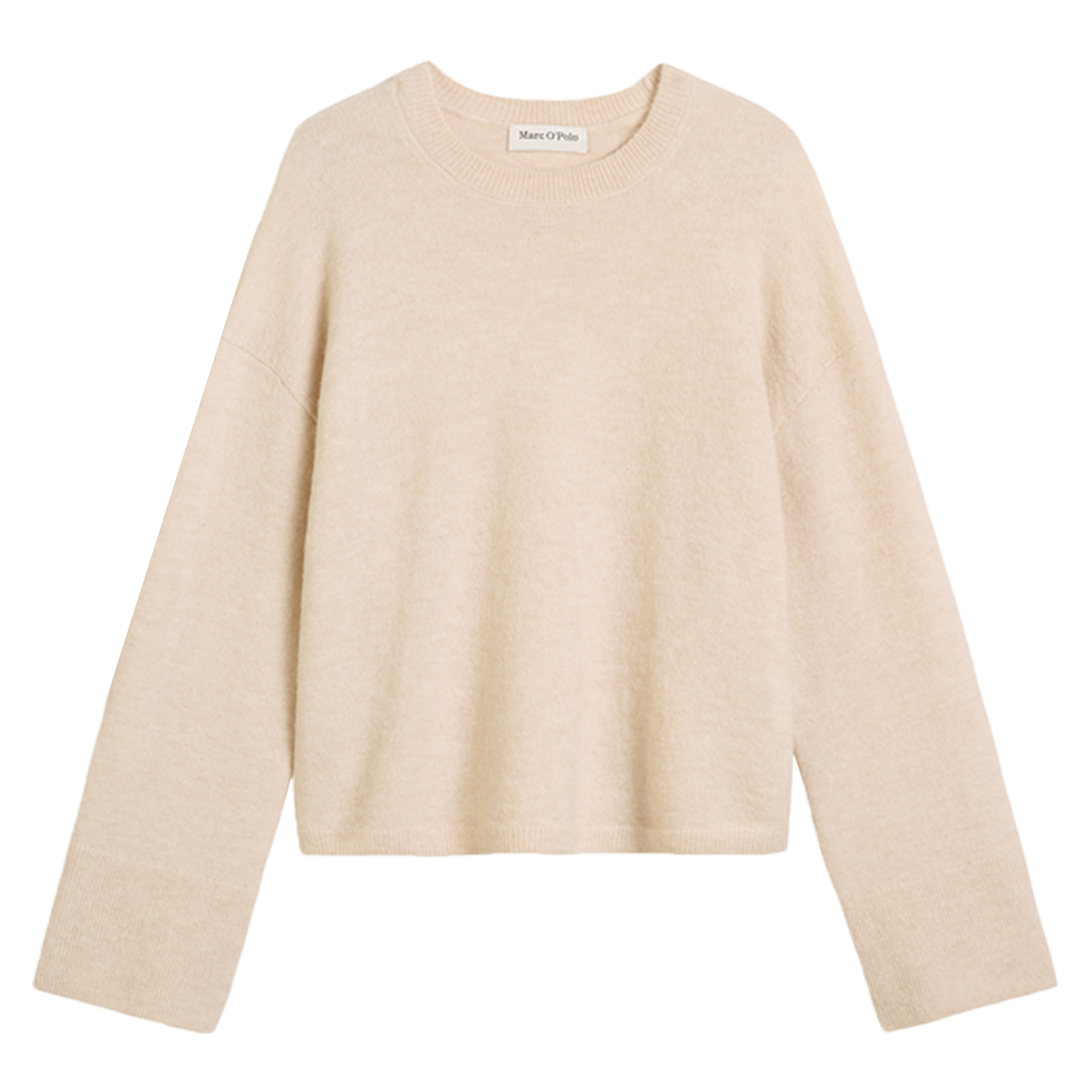 Pullover Loose aus Schurwolle-/Alpakawolle-Mix | Light Oat
