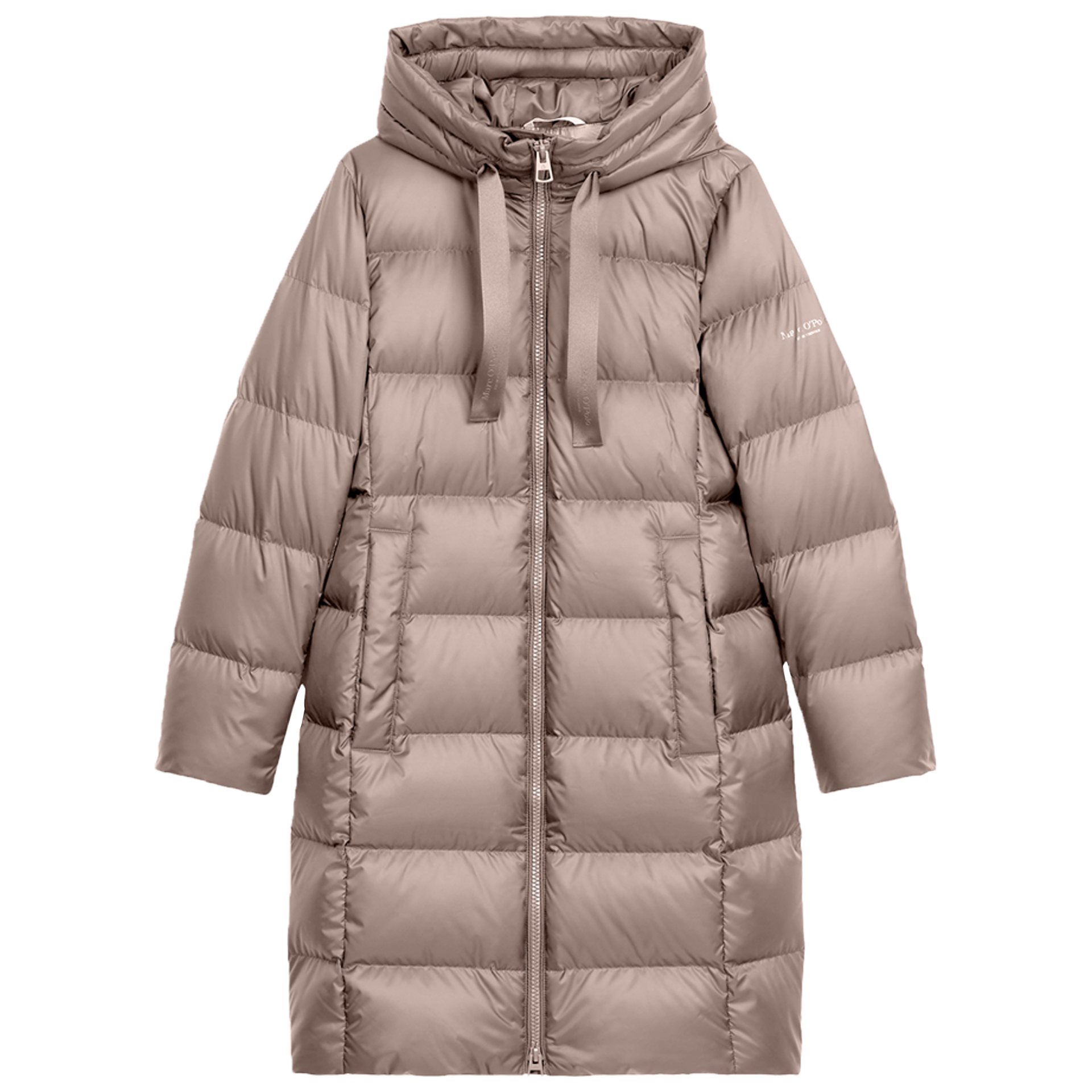 Kapuzen-Daunenmantel Shaped mit wasserabweisender Oberfläche | Chalky Mauve
