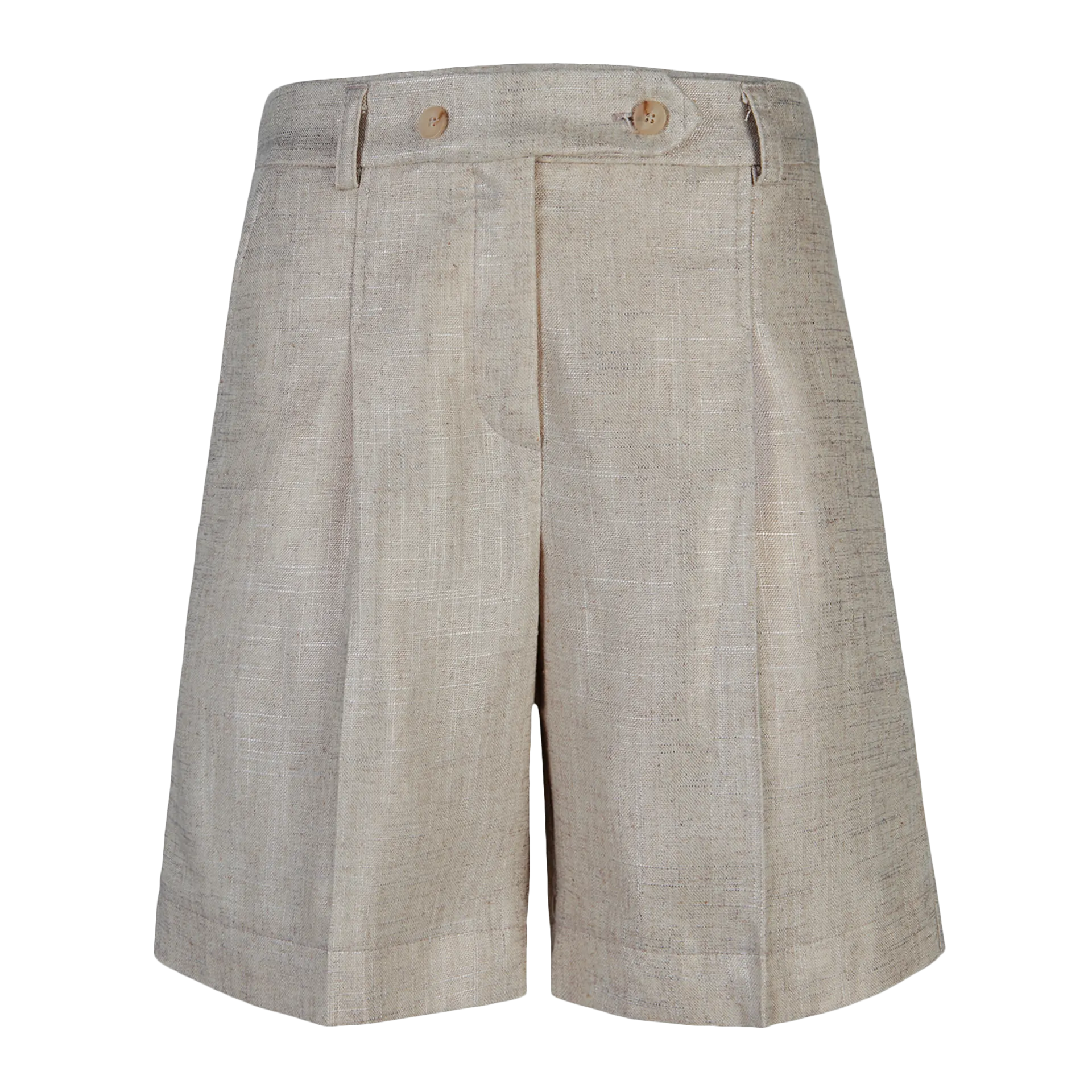 Shorts aus Lamina Linen | BLÉ PATTERNED