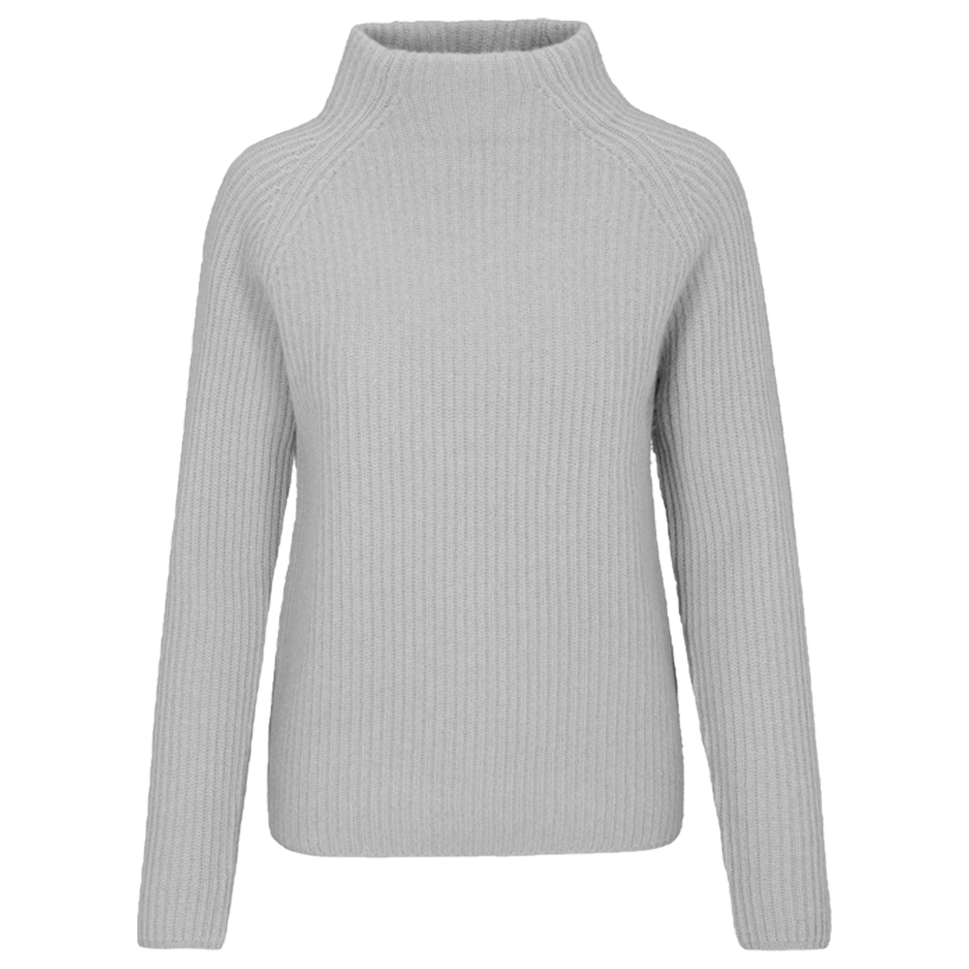 Cashmere Stehbund-Pullover | FLANELL MELANGE