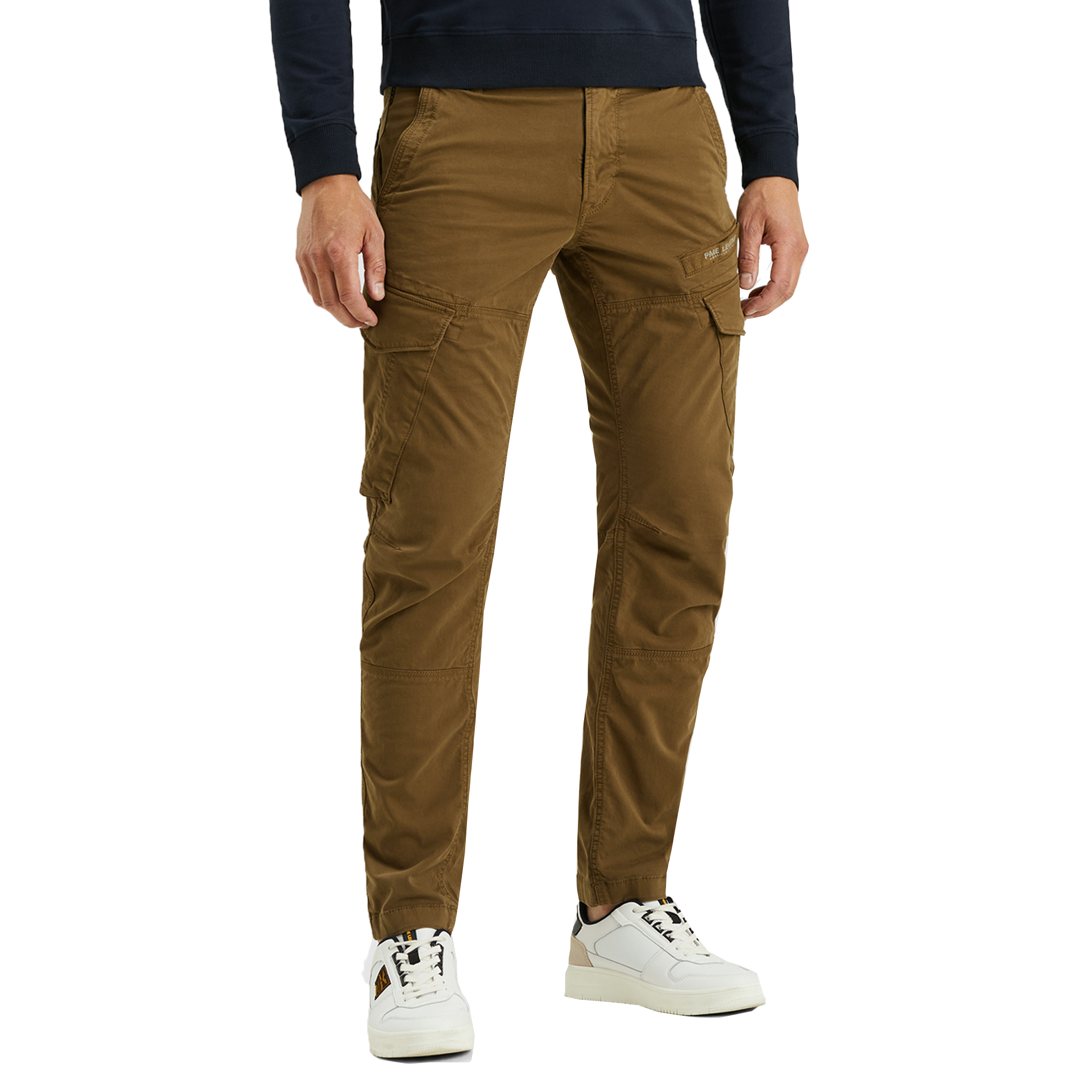Cargohose aus Twill mit Komfort-Stretch NORDROP | GRÜN
