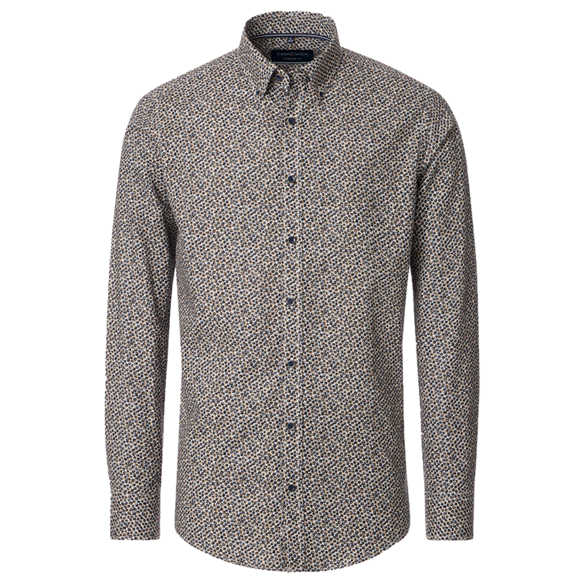 Freizeithemd mit Comfort Fit | Braun