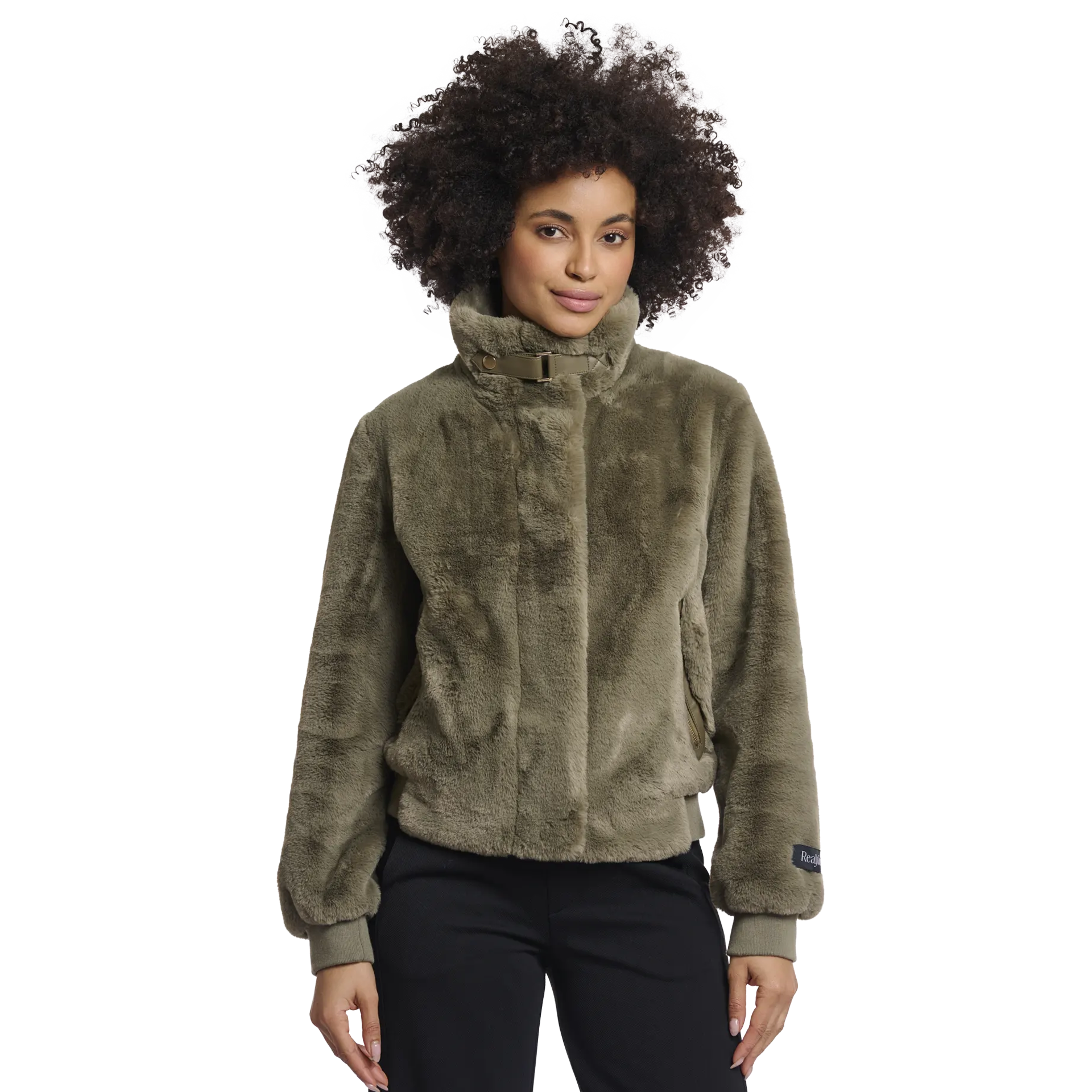 Kunstpelz Jacke Ambra | GREEN ASH