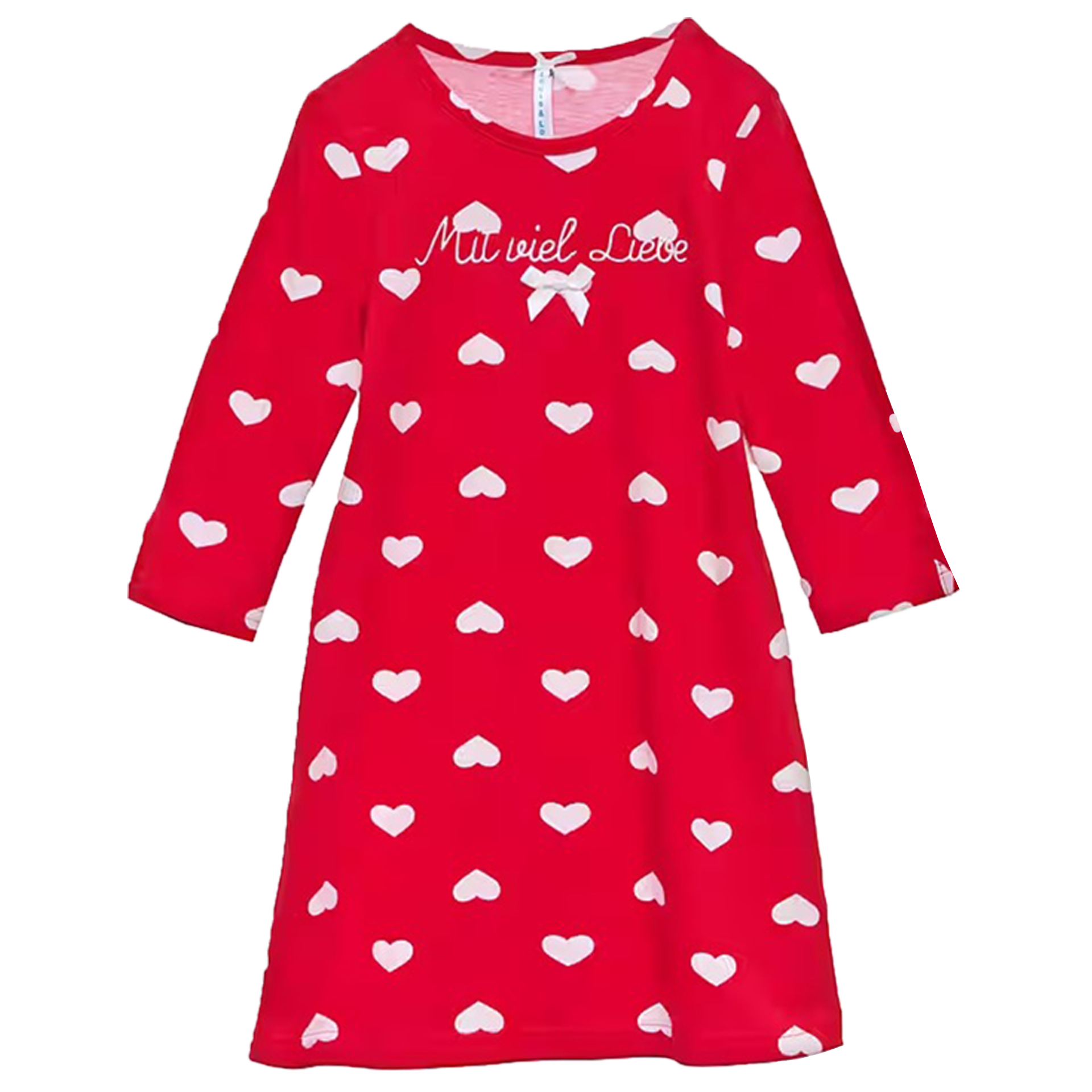 Nachthemd | "Mit viel Liebe - Herz Allover"