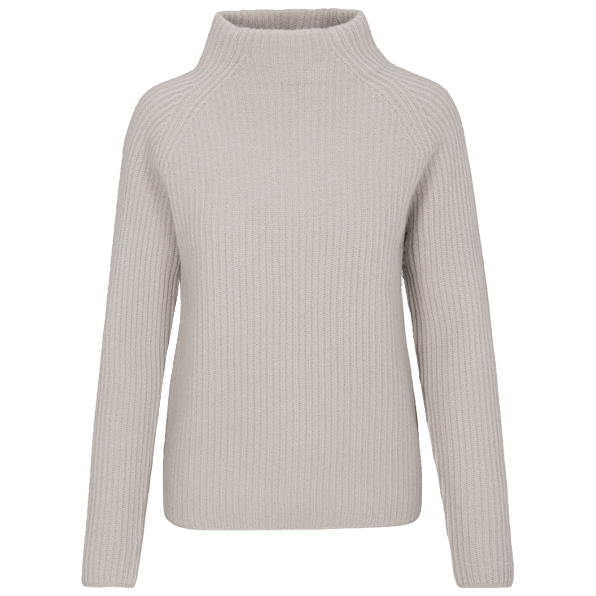 Cashmere Stehbund-Pullover | STONE MELANGE