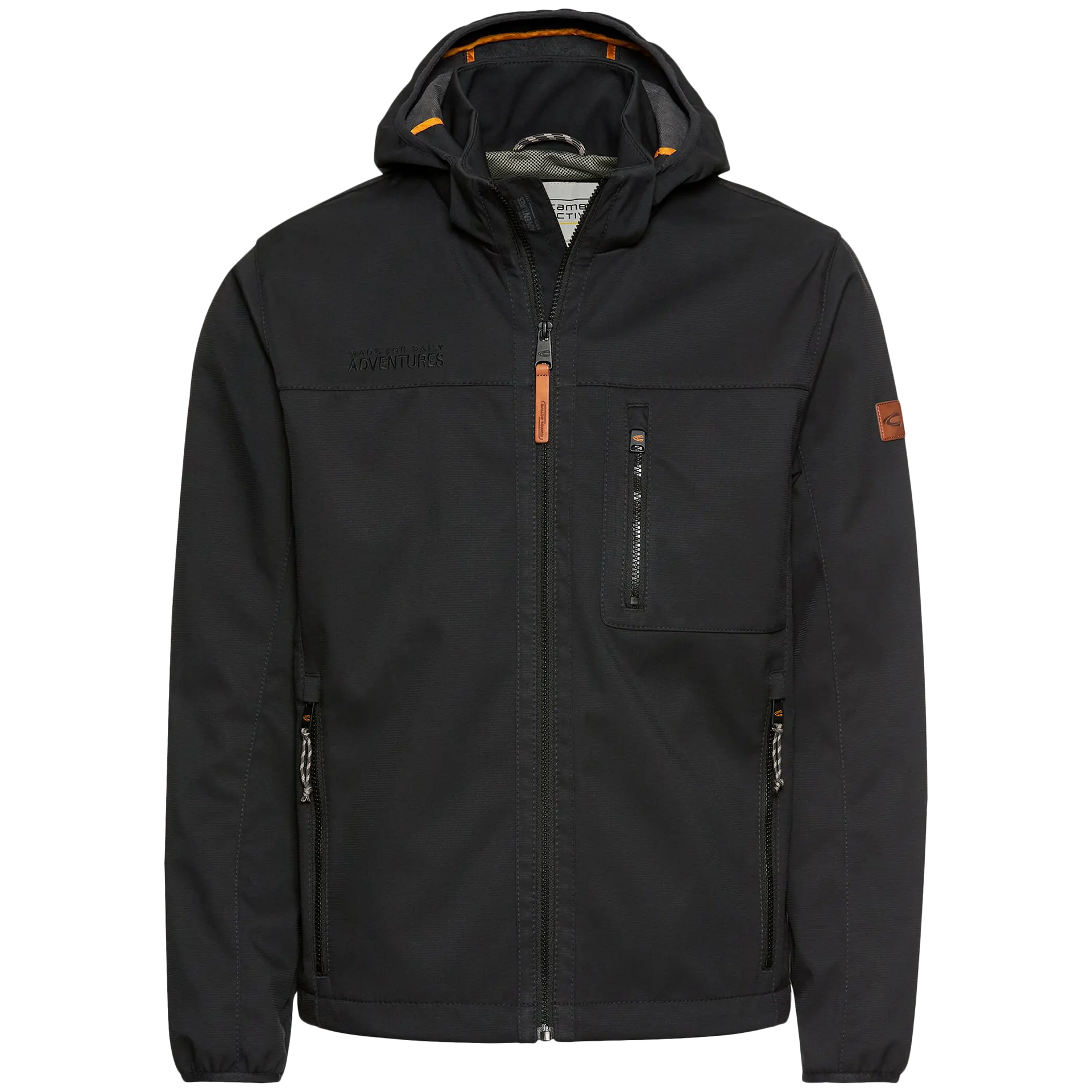 Softshelljacke mit abnehmbarer Kapuze | ASPHALT