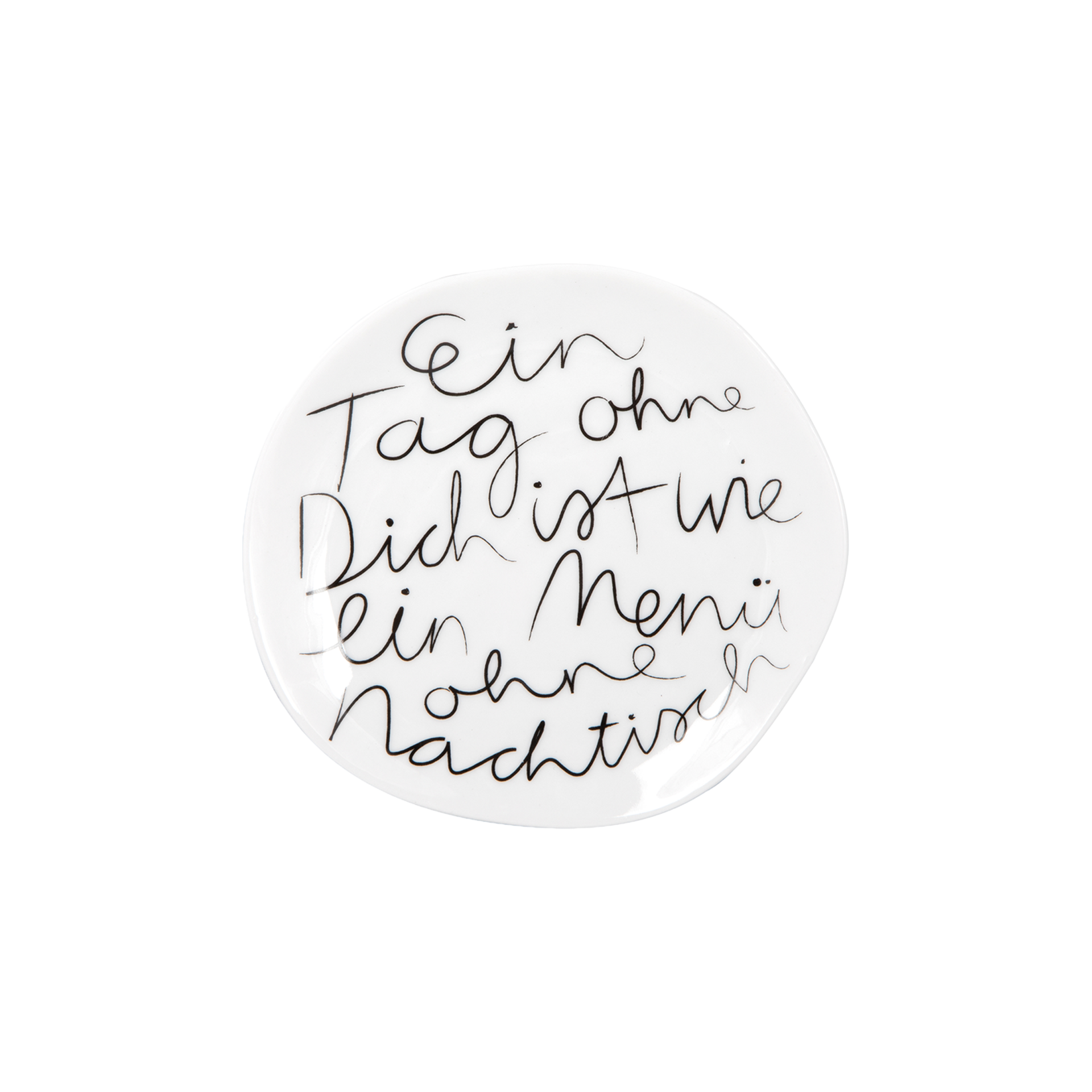 Mix & Match Teller „Ein Tag ohne dich“ klein | Ø 14 cm
