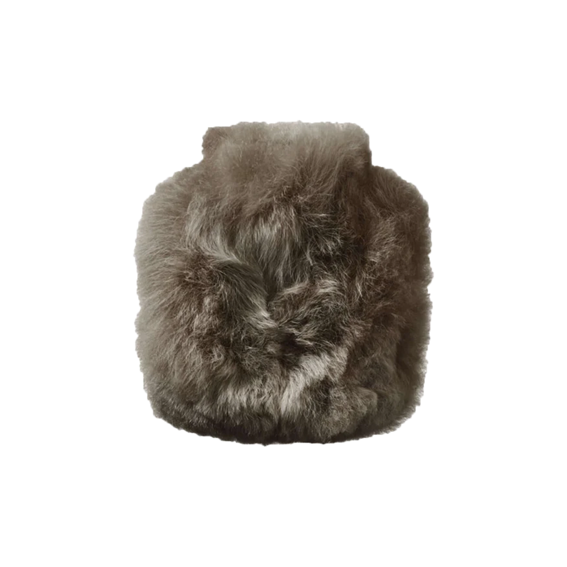 Alpaka-Fell Wärmflasche CALMO Mini | Dark Champagne