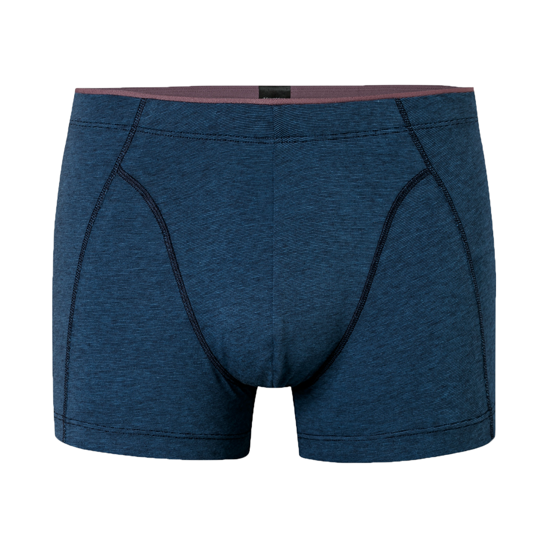 Shorts Slip Organic Cotton gemustert | Blau