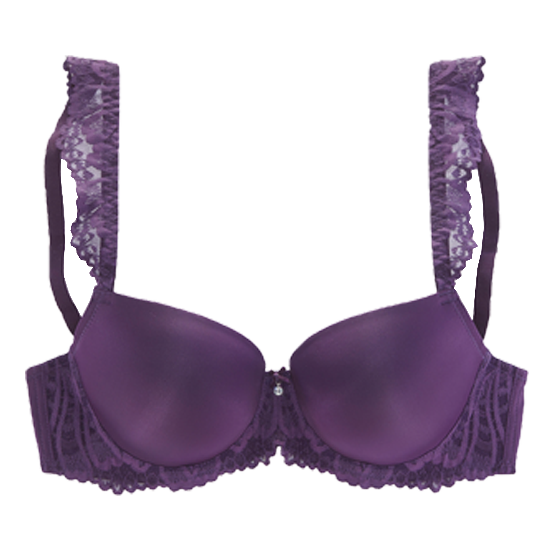 Schalen-BH Flora | Plum