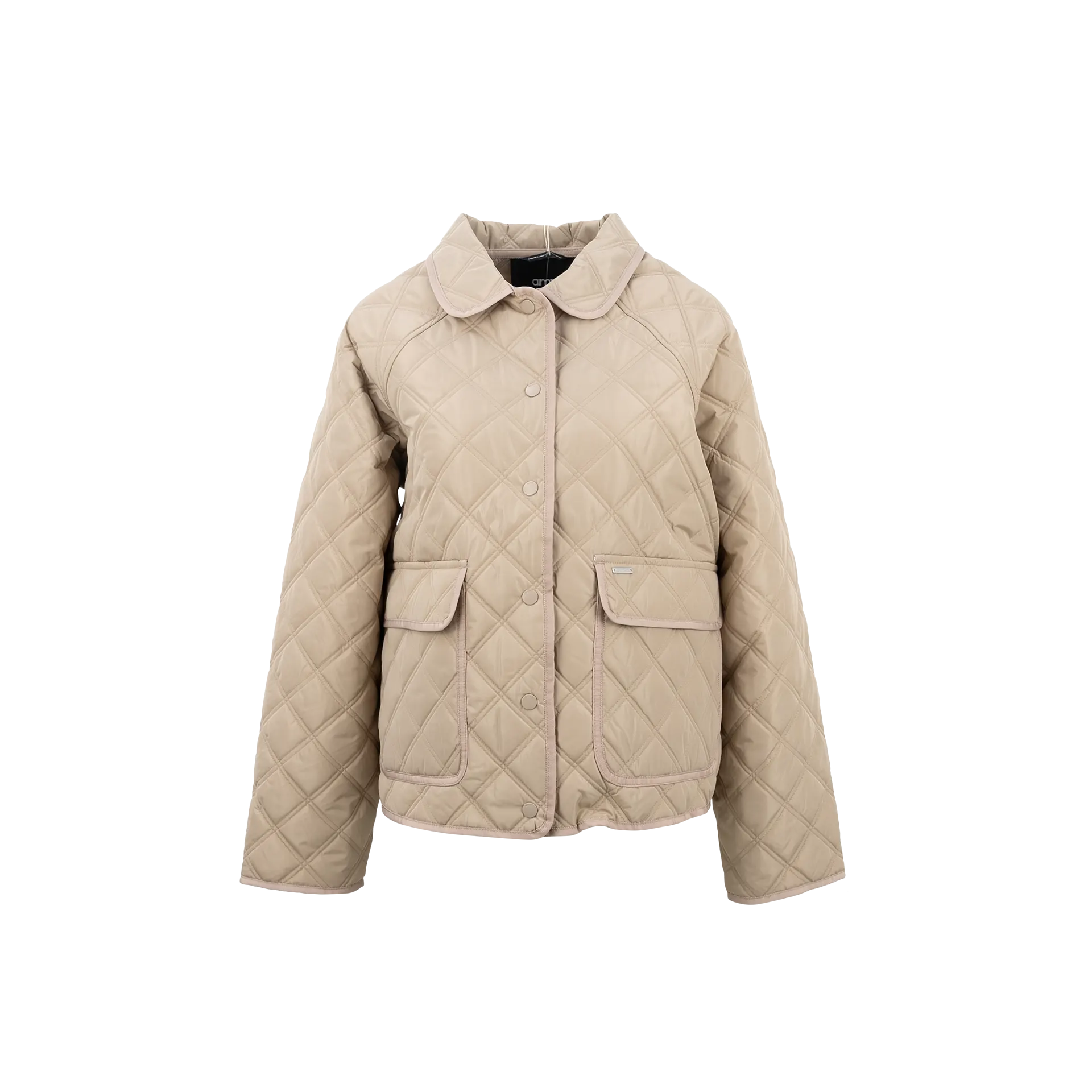 Beige Quilted Femme Jacket