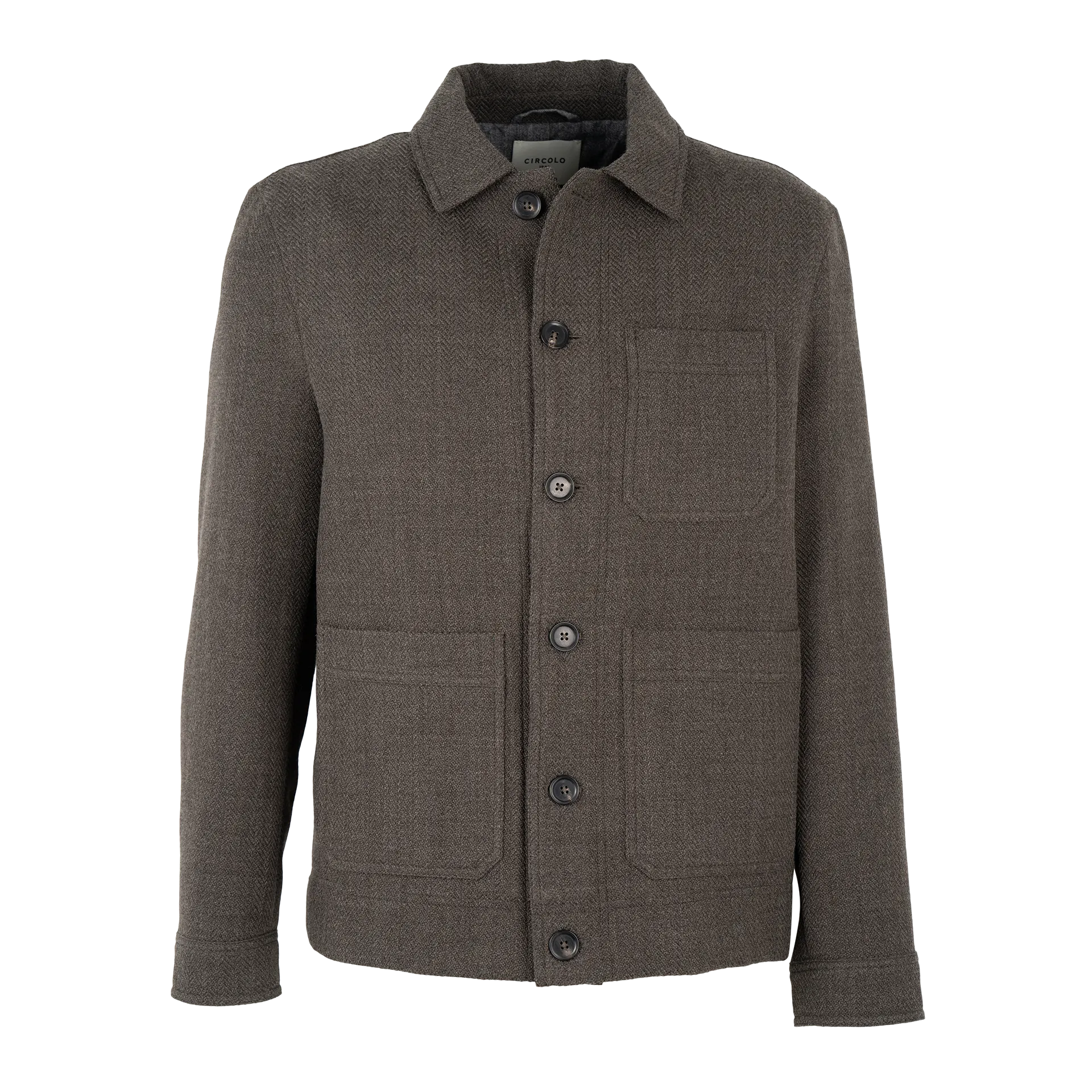 Overjacket in Braun