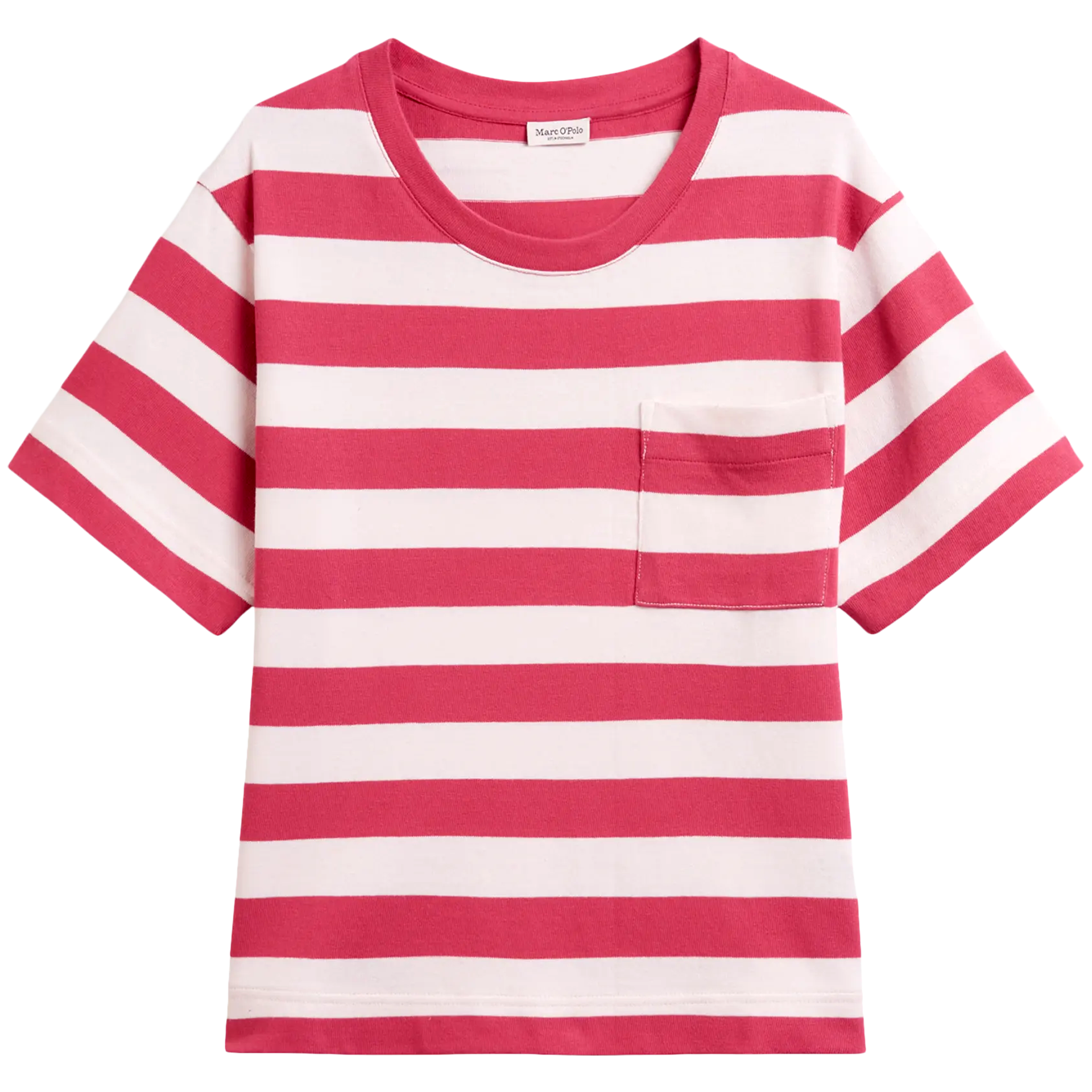 Loose Fit T-Shirt | STRIPES BLUSHED PINK