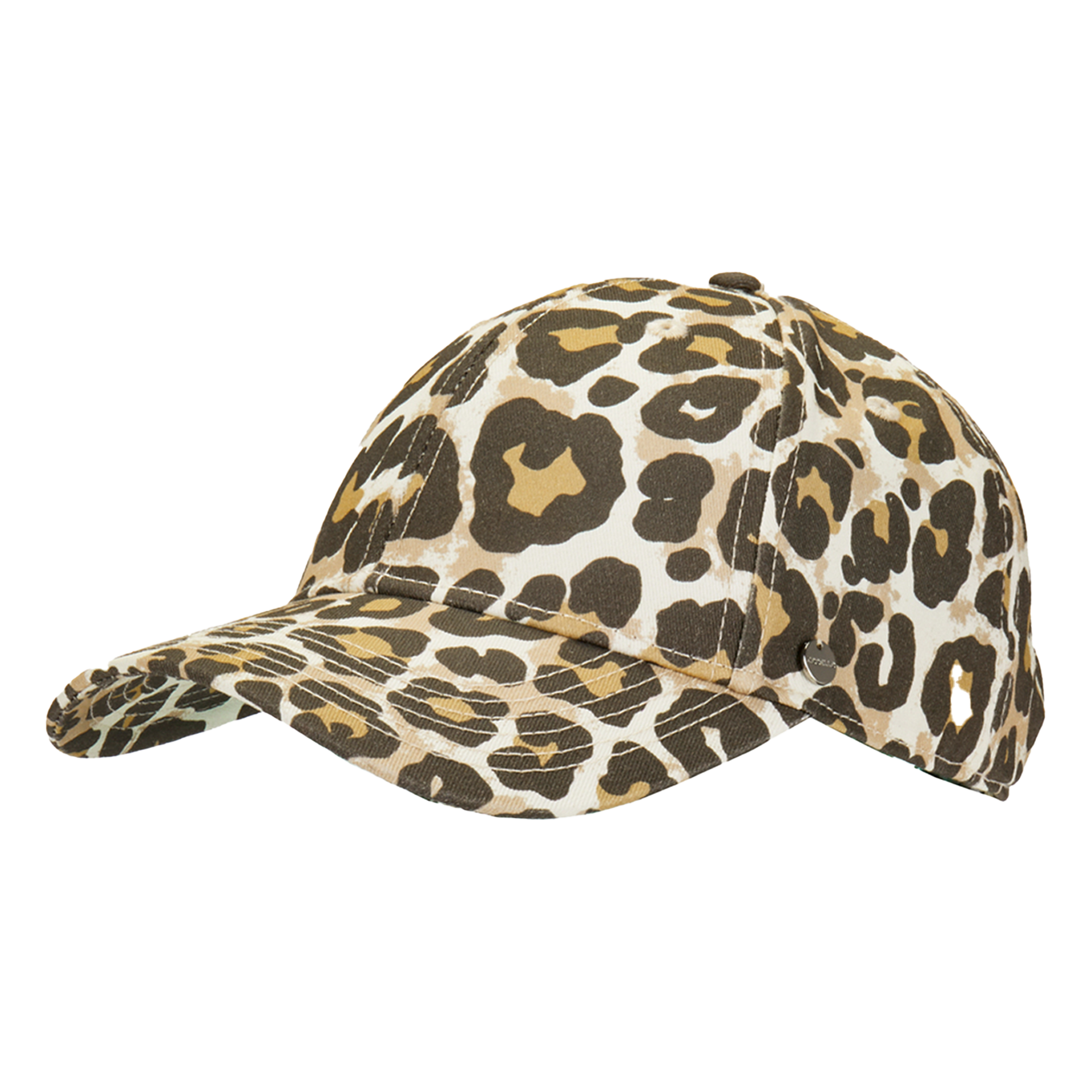 Cap aus Baumwolle mit Leo-Muster Cap aus Baumwolle mit Leo-Muster