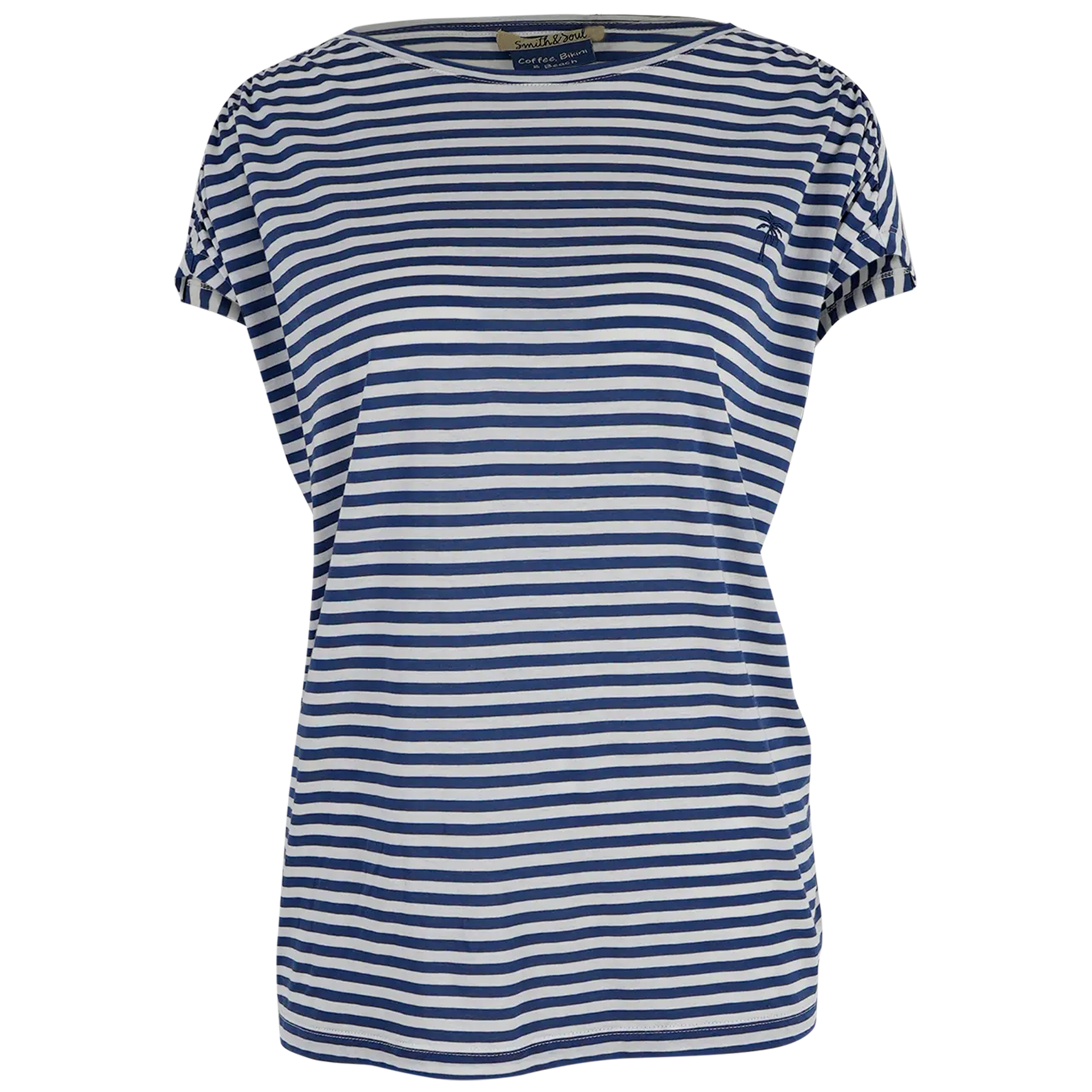 T-Shirt Striped | NIGHT BLUE