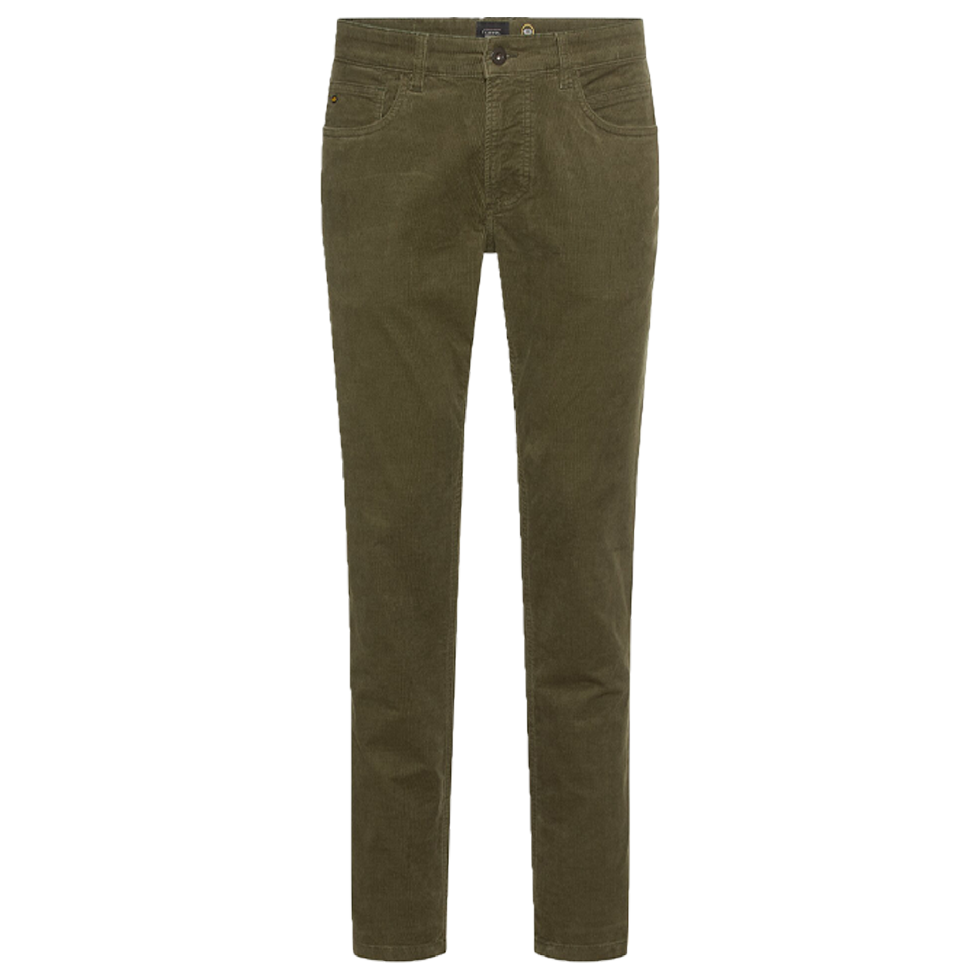 Struktur-Cordhose Regular Fit | Forest Green