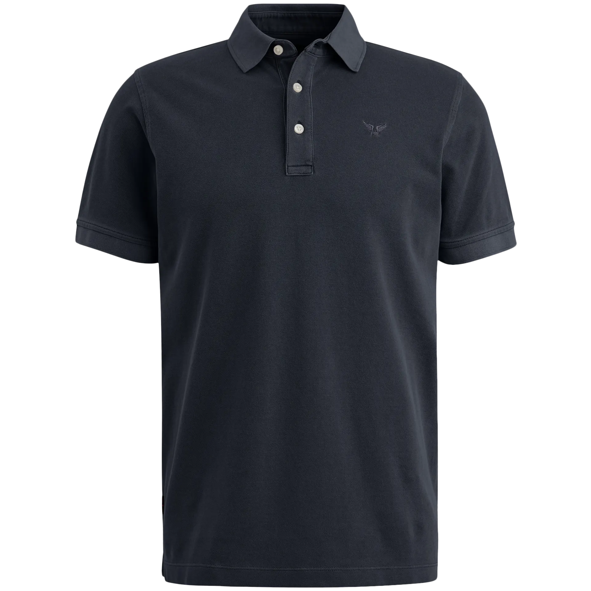 Poloshirt mit Garment-Dye-Waschung | SALUTE