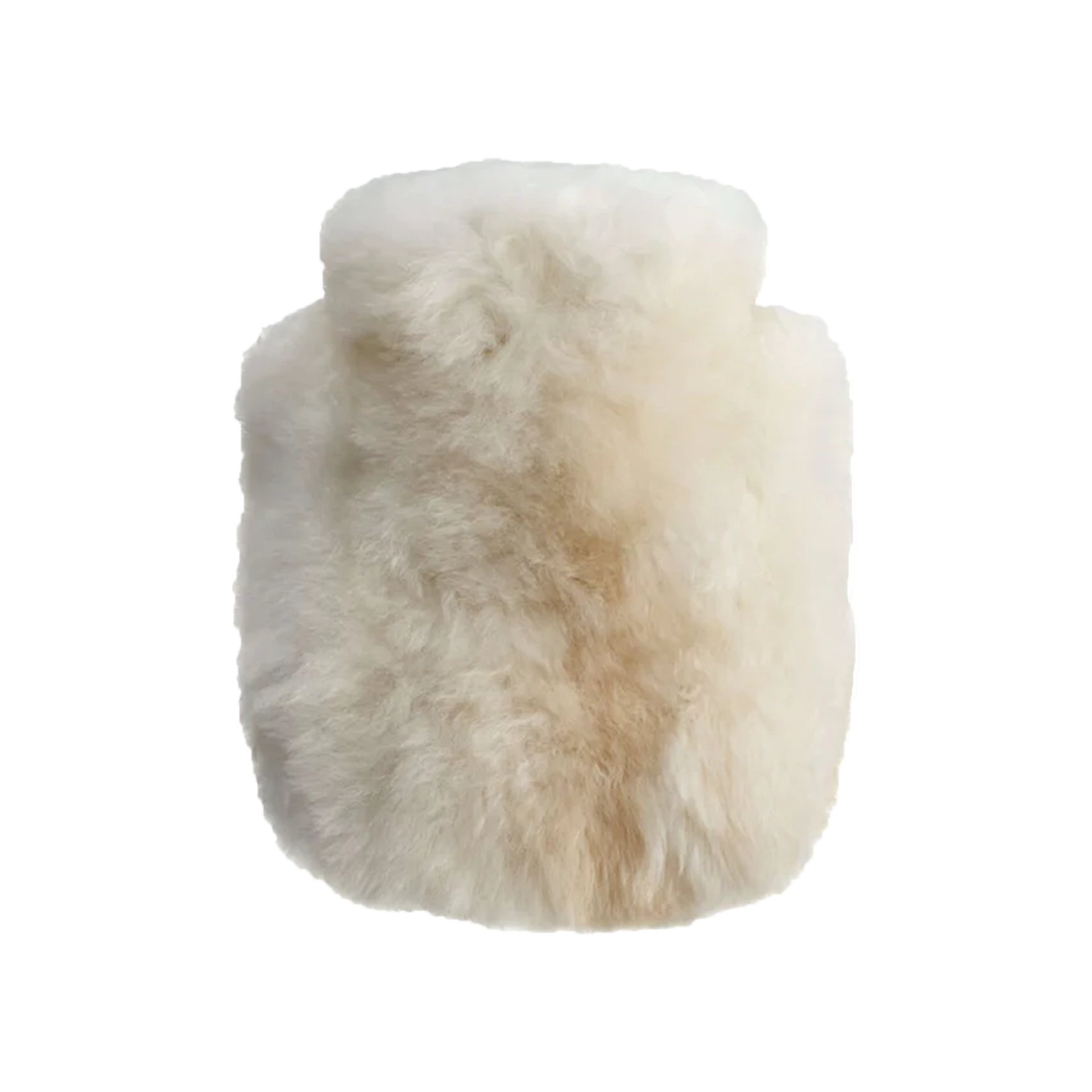 Alpaka-Fell Wärmflasche CALMO Junior | Offwhite Beige