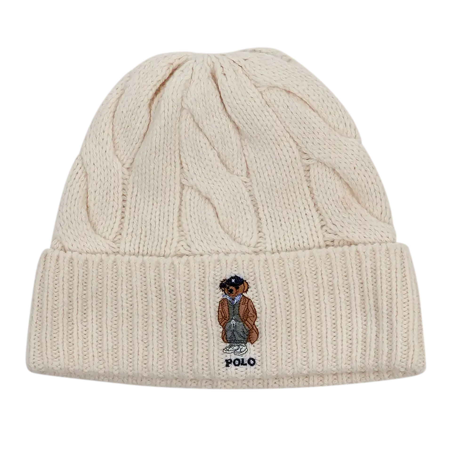 Mütze mit Wollanteil | Ecru