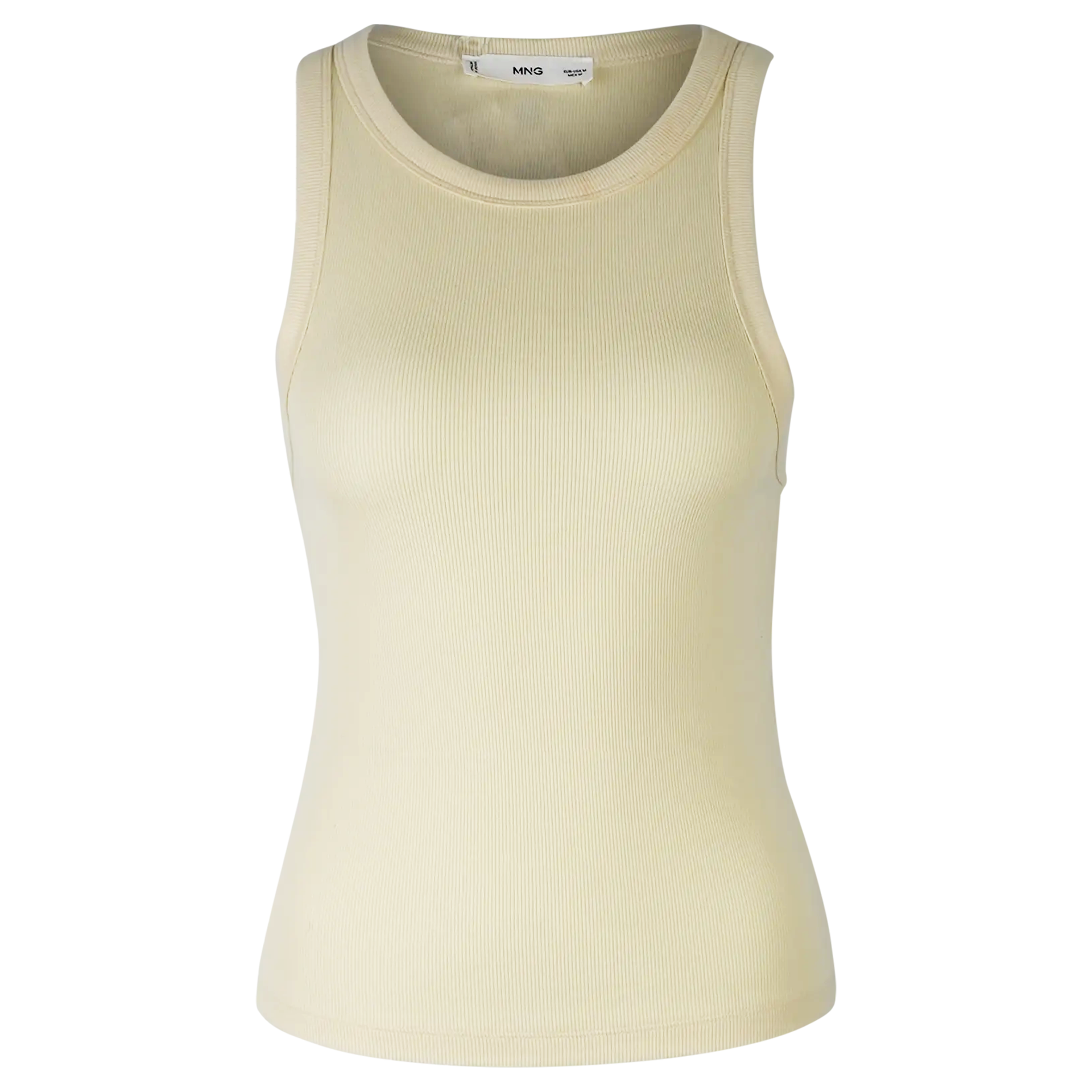 Geripptes Top aus Baumwoll-Mix | VANILLE Geripptes Top aus Baumwoll-Mix | VANILLE