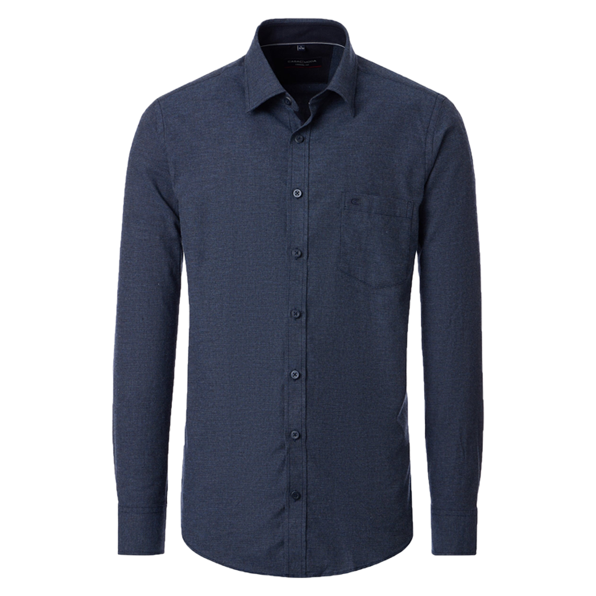 Langarm-Hemd Casual Fit | Dunkelblau