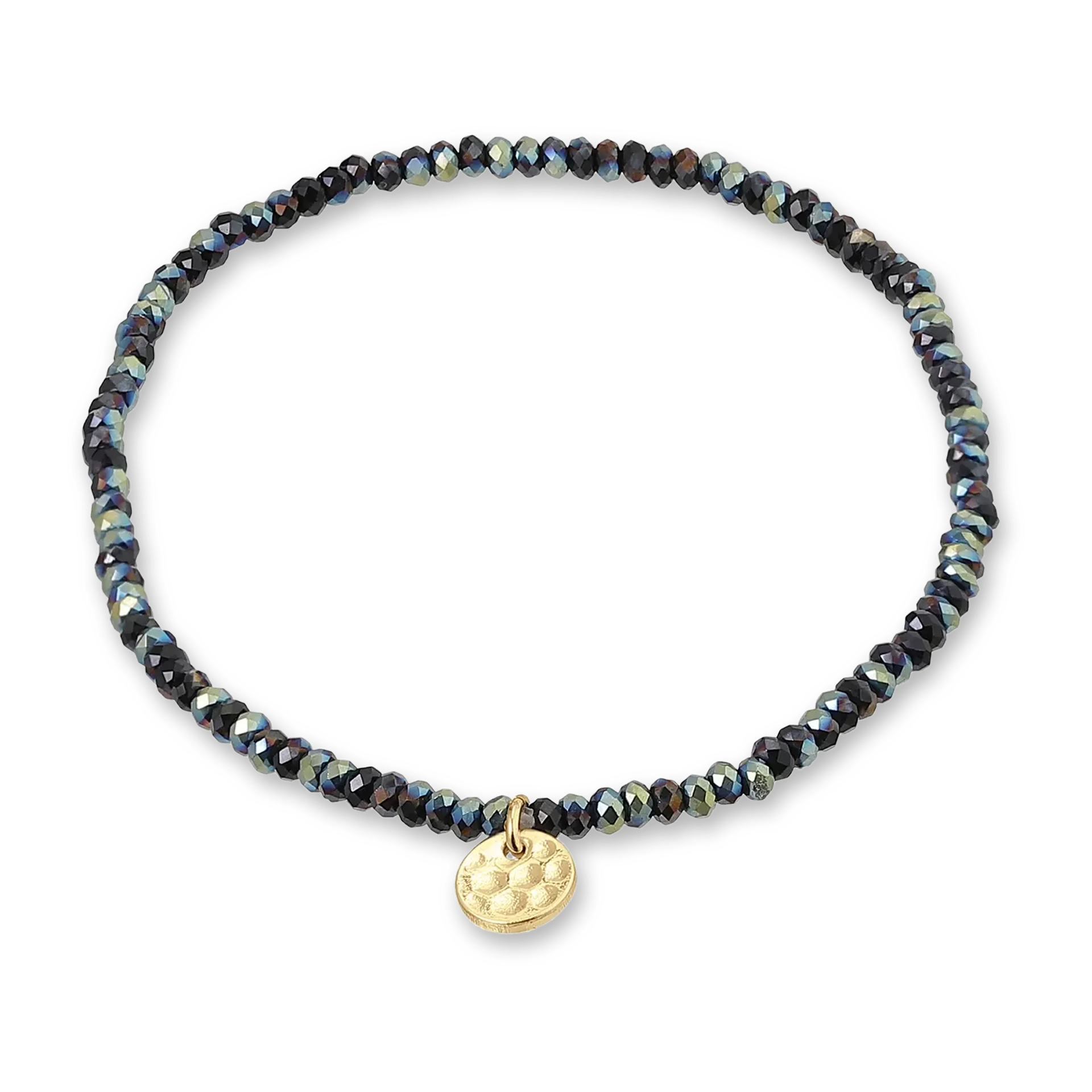 Graues Armband | INDIE vergoldet